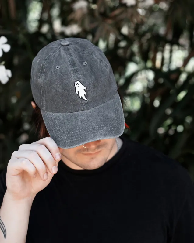 Gravestone "Ghostie" Dad Hat made by Lively Ghosts