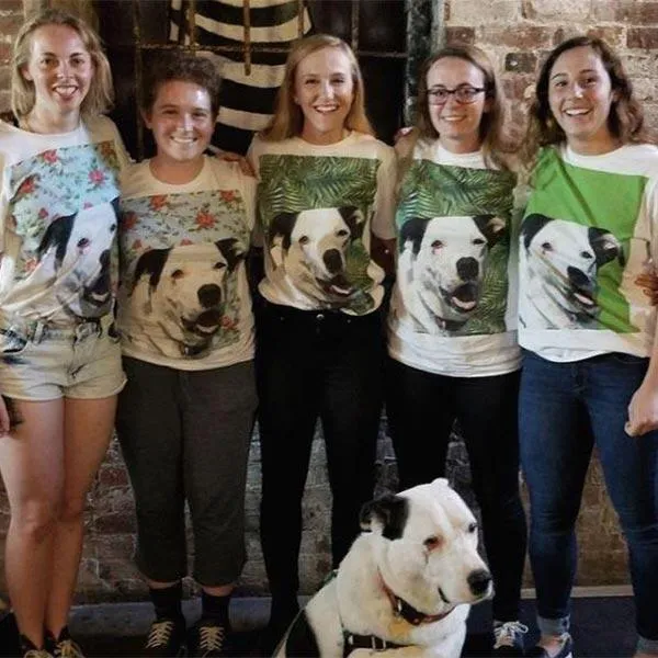 Custom Pet Art Women's Crew sold by Pop Your Pup product image thumbnail 5