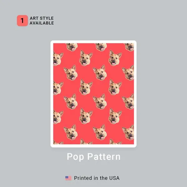 Custom Pet Art Mens Pajamas sold by Pop Your Pup product image thumbnail 5