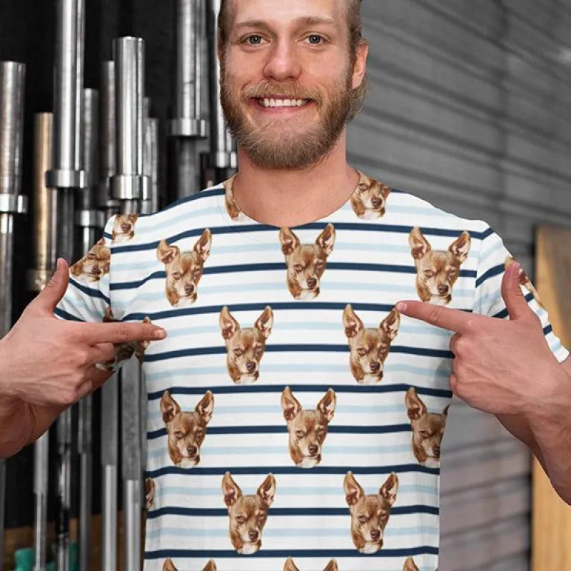 Custom Pet Art All Over Print Tee sold by Pop Your Pup