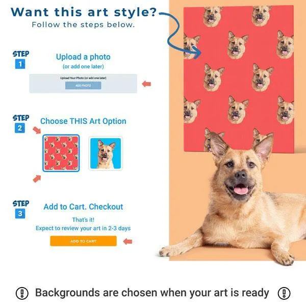 Custom Pet Art Drawstring Bag sold by Pop Your Pup product image thumbnail 5