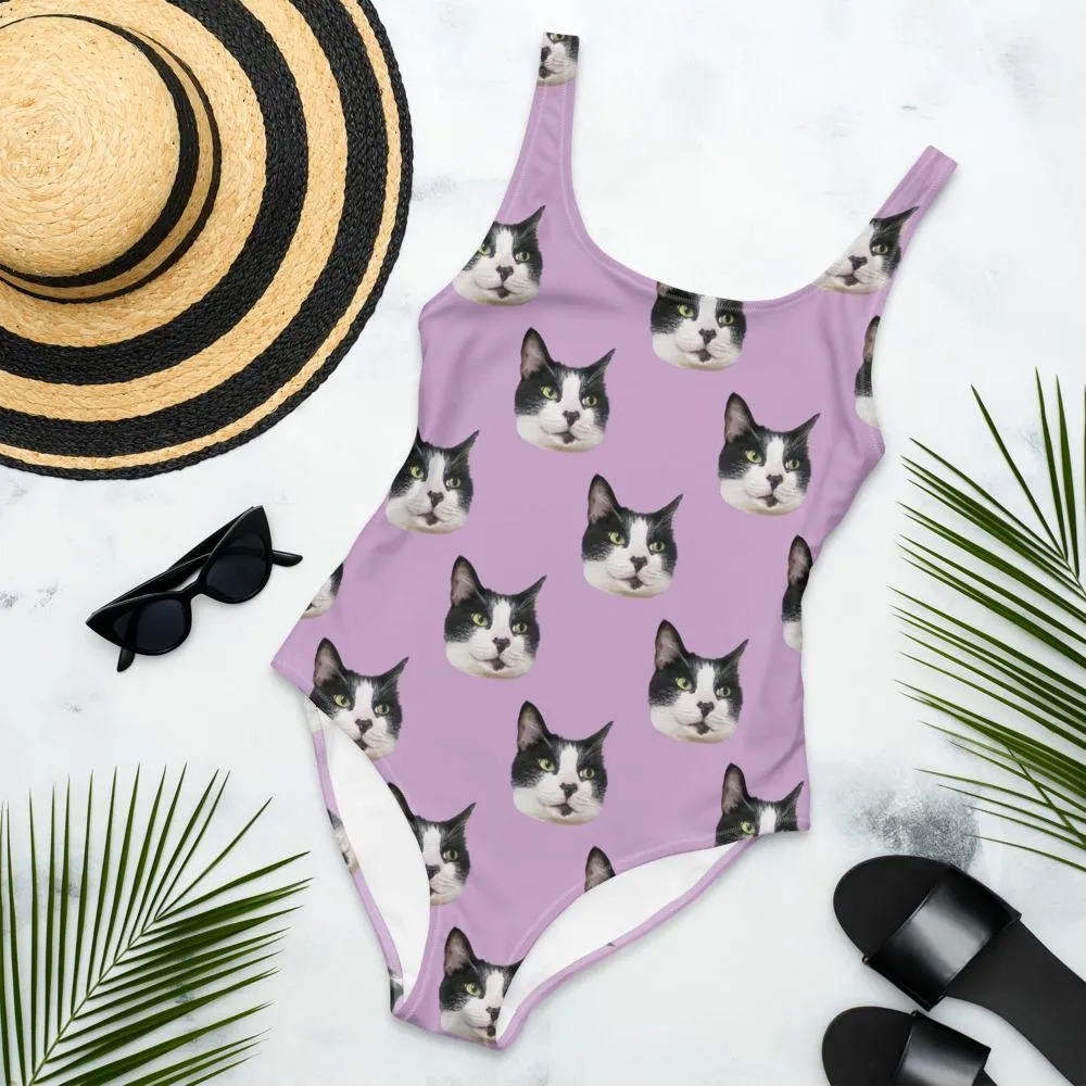 Custom Pet Art 1 Piece Bathing Suit sold by Pop Your Pup product image thumbnail 2
