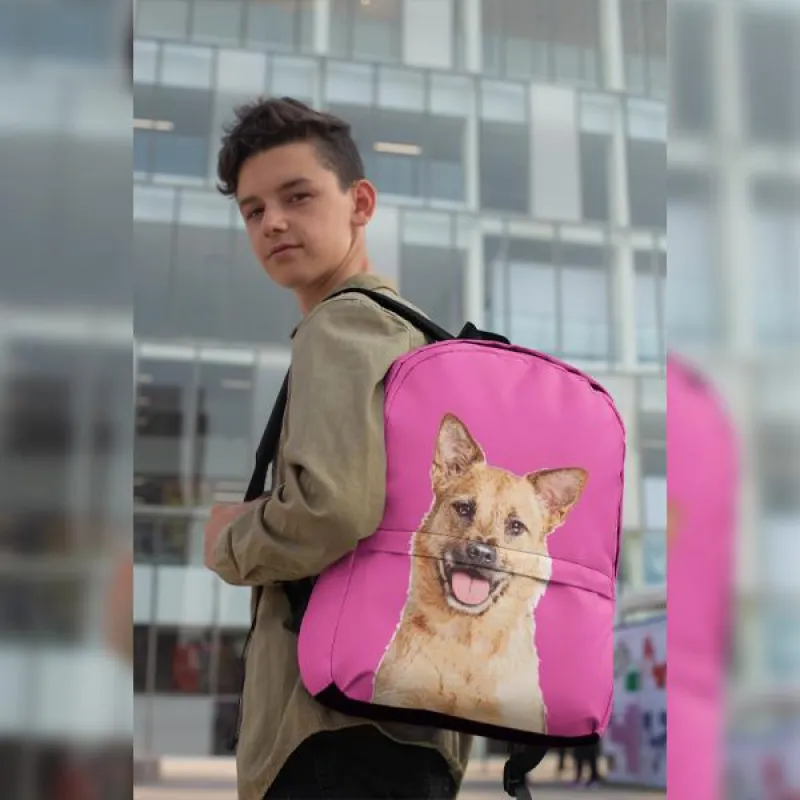 Custom Pet Art Backpack sold by Pop Your Pup