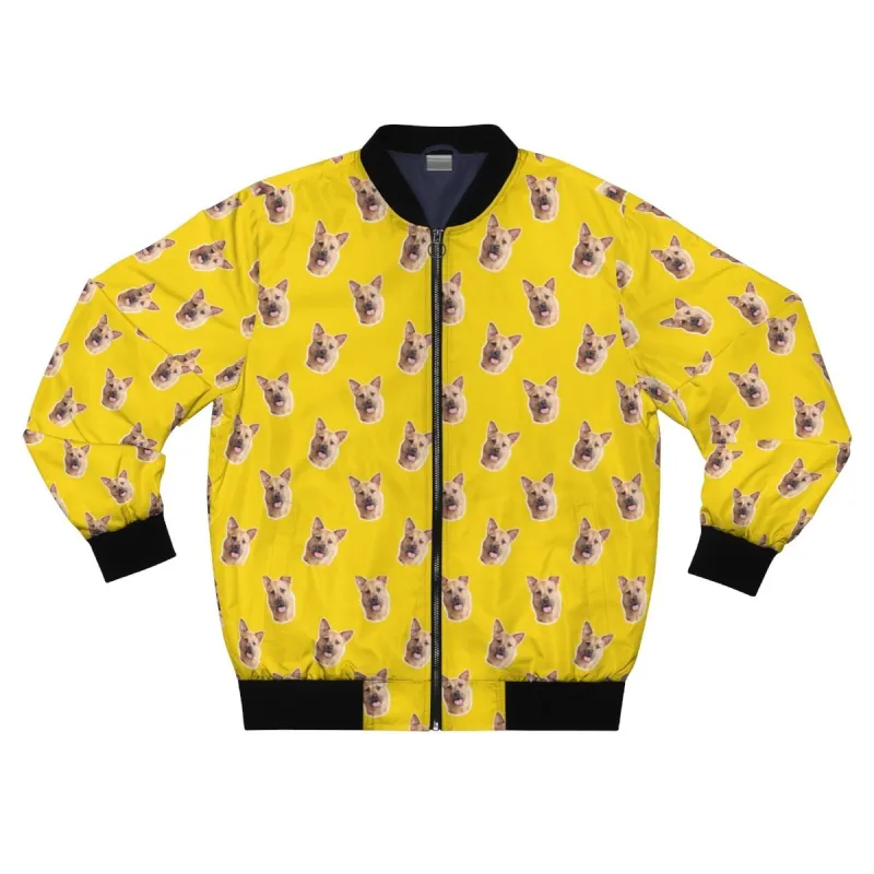 Custom Pet Art All Over Print Jacket made by Printify