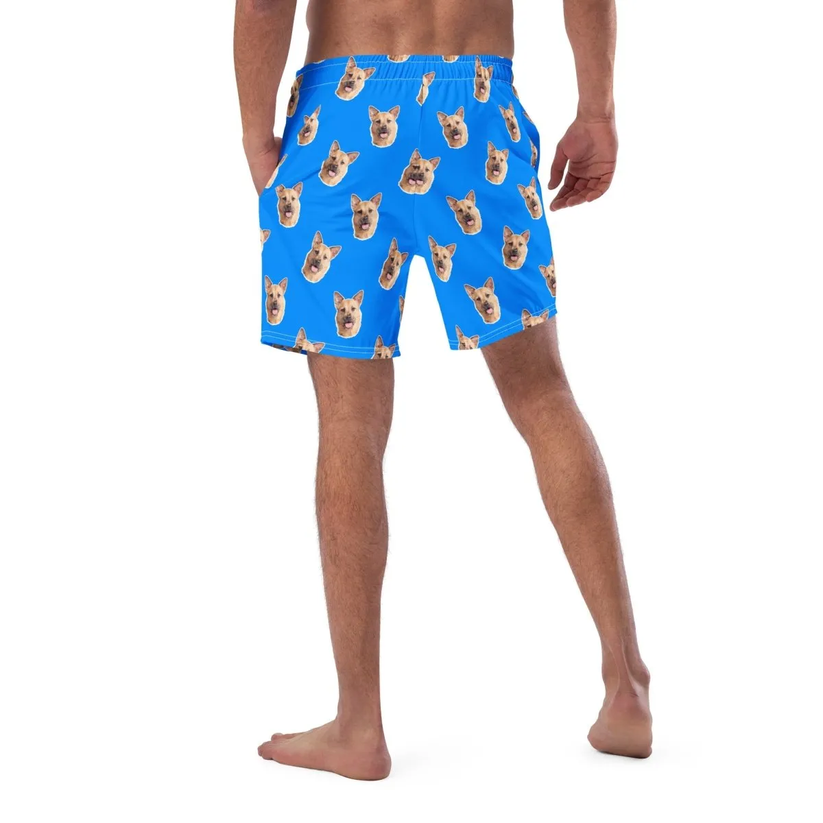 Custom Pet Art Mens Swim Trunks sold by Pop Your Pup product image thumbnail 4