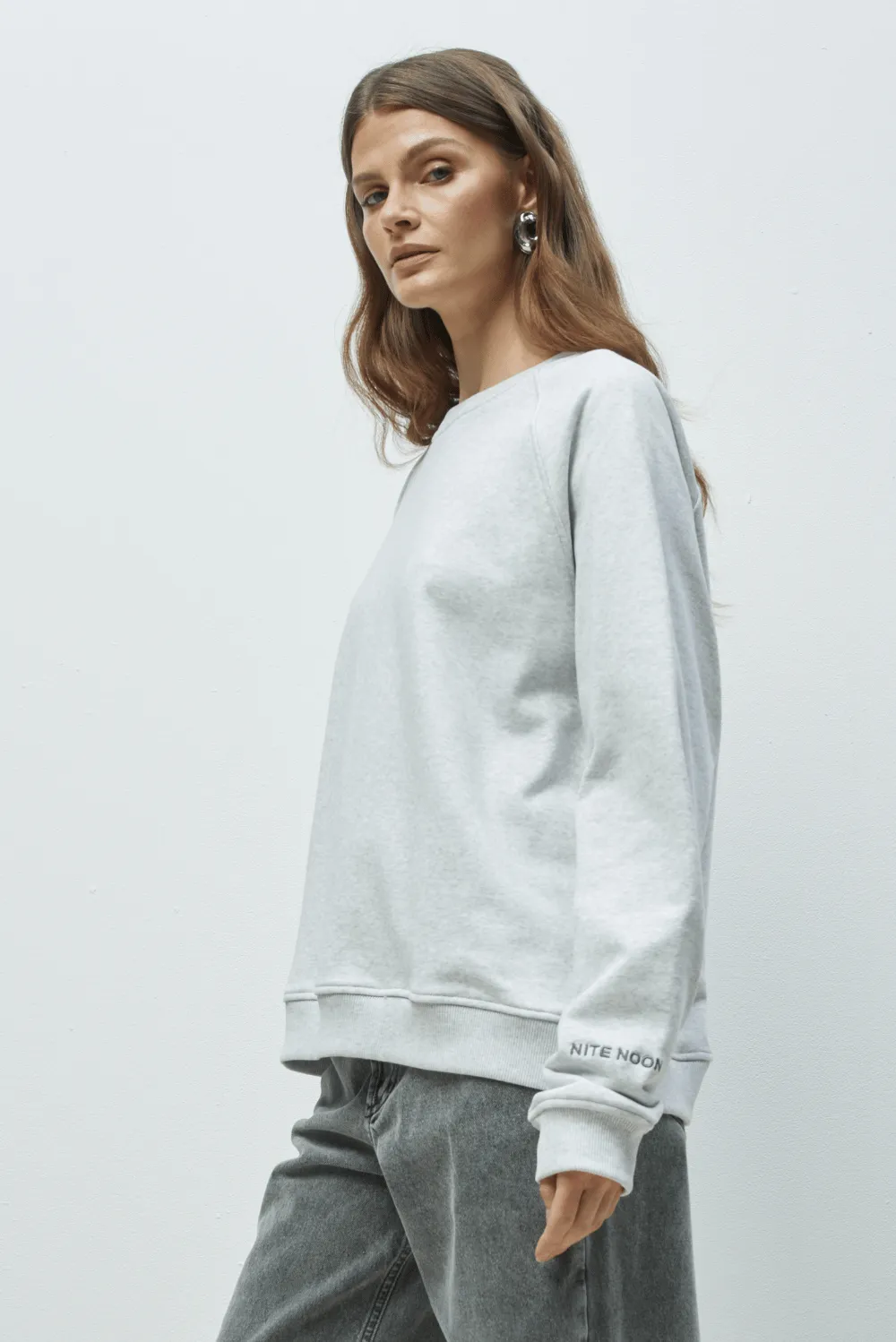 BLUZA VANCOUVER melange sold by Nite Noon