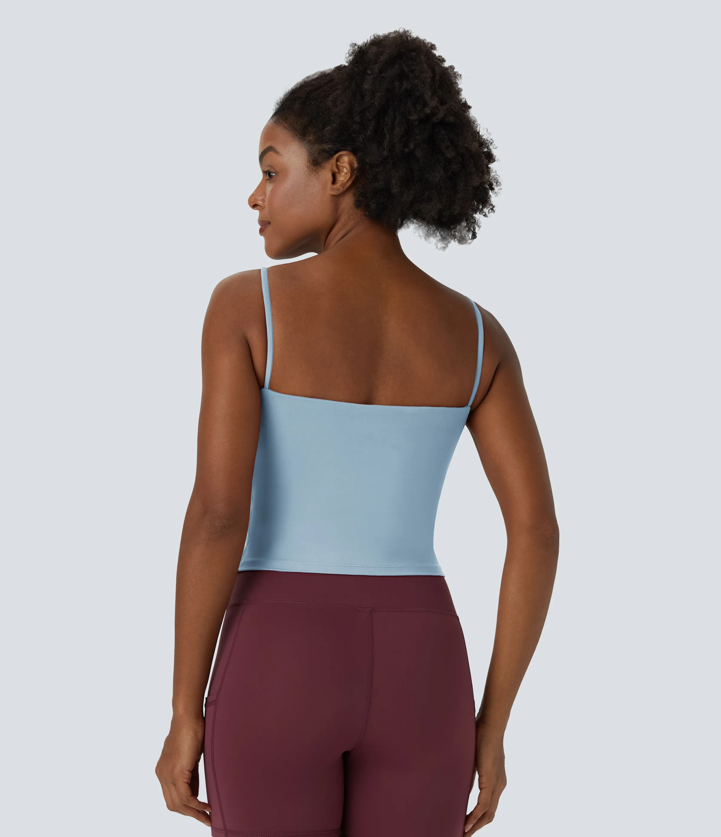 Halara Softlyzero™ Airy Top tank corta de entrenamiento con tirantes - Angel Falls - XL sold by Halara product image thumbnail 3