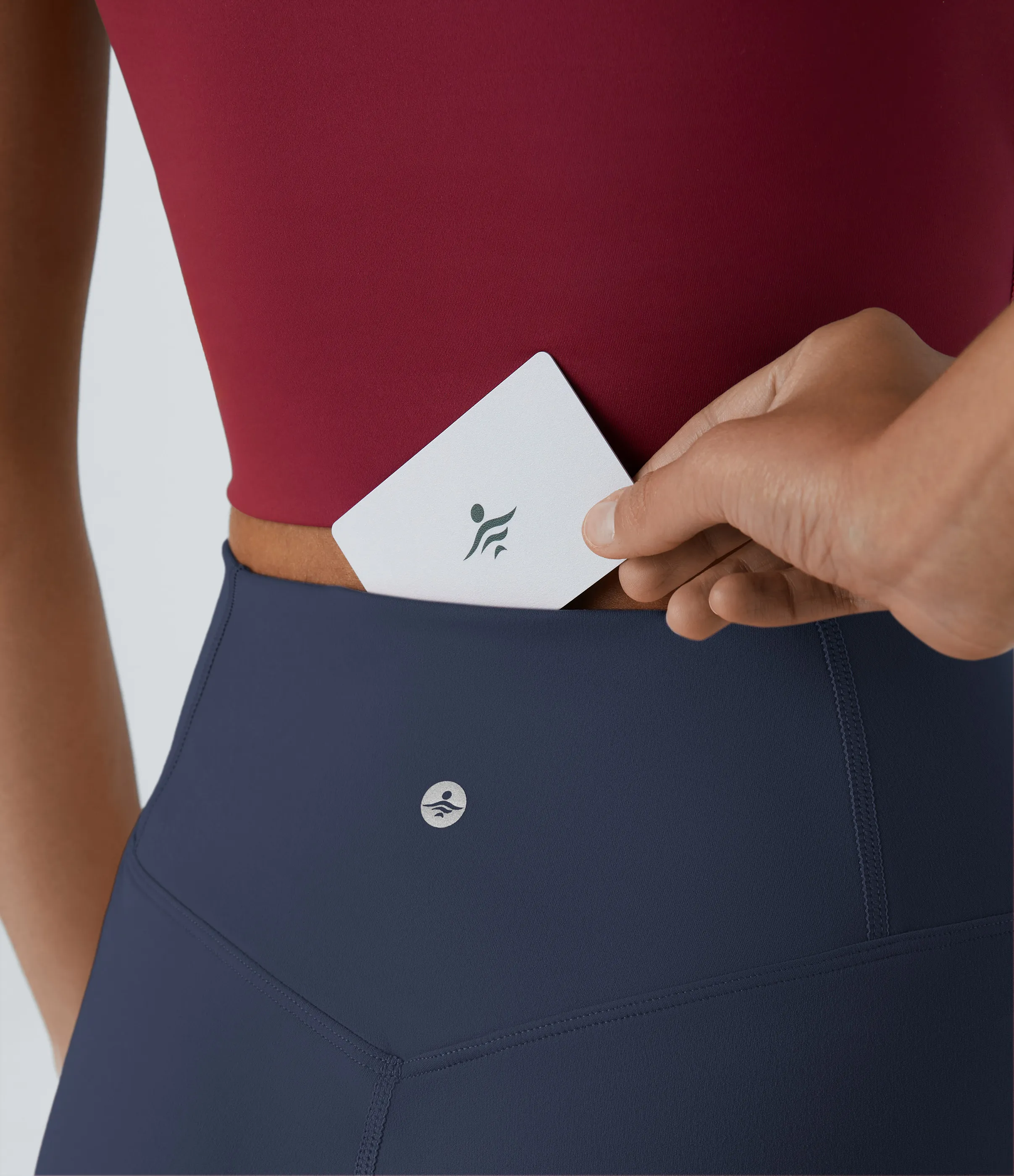 Halara Pantalón ancho de tiro alto con cintura cruzada y bolsillo invisible - Midnight Blue - L sold by Halara product image thumbnail 5