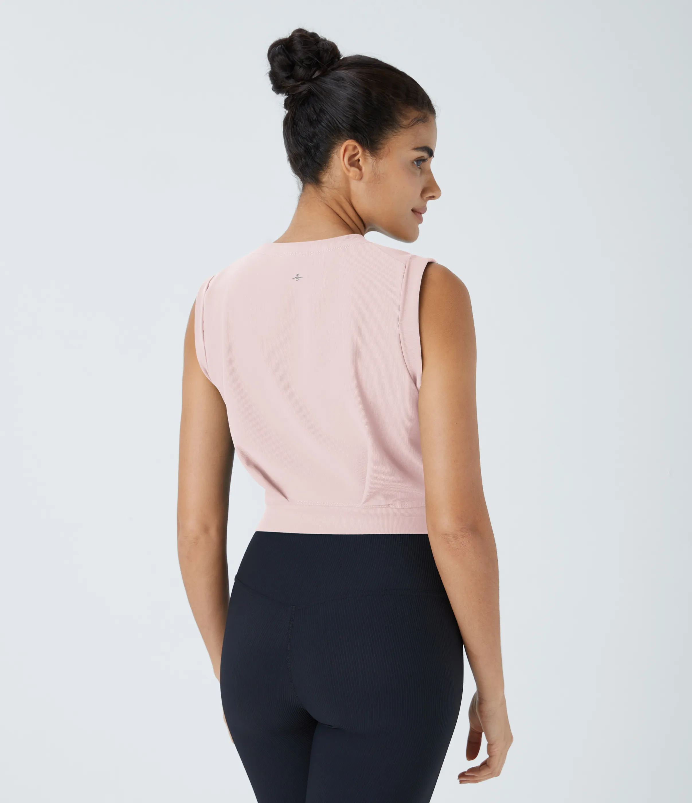 Halara Camiseta Patitoff™ Flow sin mangas yoga cuello redondo resistente pelo mascota sin mangas - Primrose Pink - XS sold by Halara product image thumbnail 3