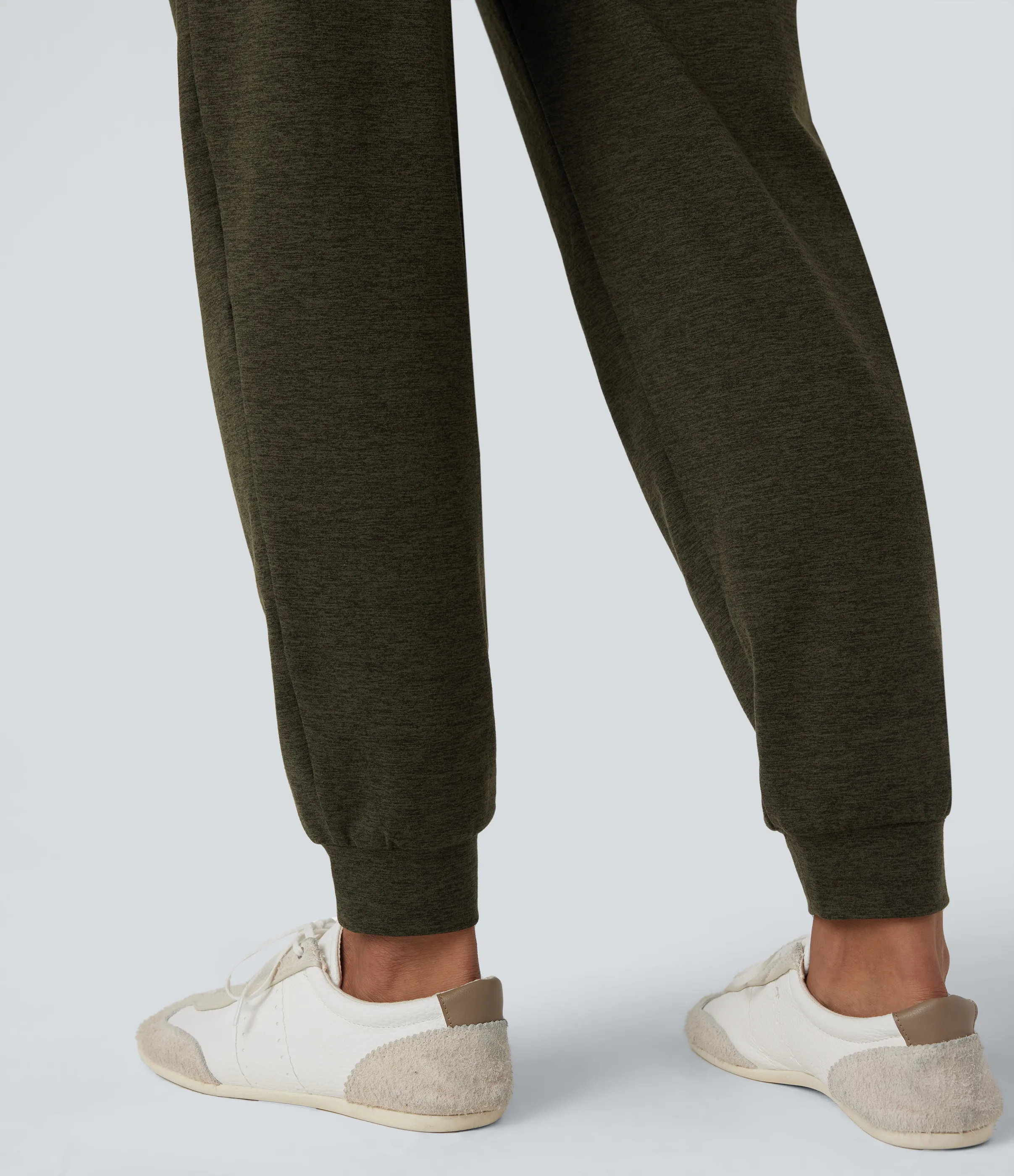Halara Joggers casuales de tiro alto con secado rápido y bolsillos - UPF 40+ - Shadow Moss - M(regular) sold by Halara product image thumbnail 5