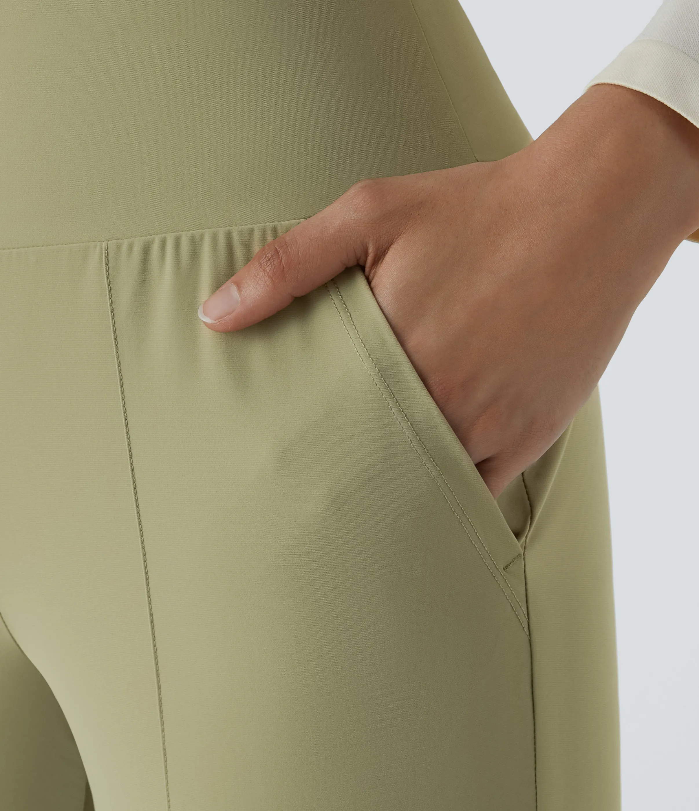 Halara Joggers de tiro alto con bolsillos laterales - Cedar - S(petite) sold by Halara product image thumbnail 5