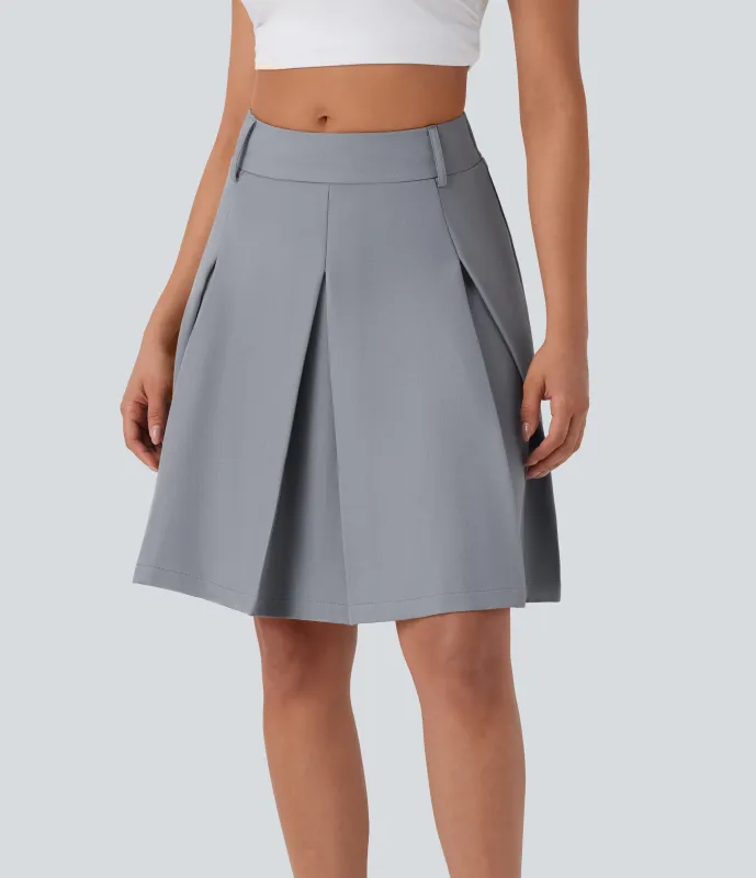 Halara Minifalda casual de tiro medio en corta de A - Sleet - M(regular) sold by Halara