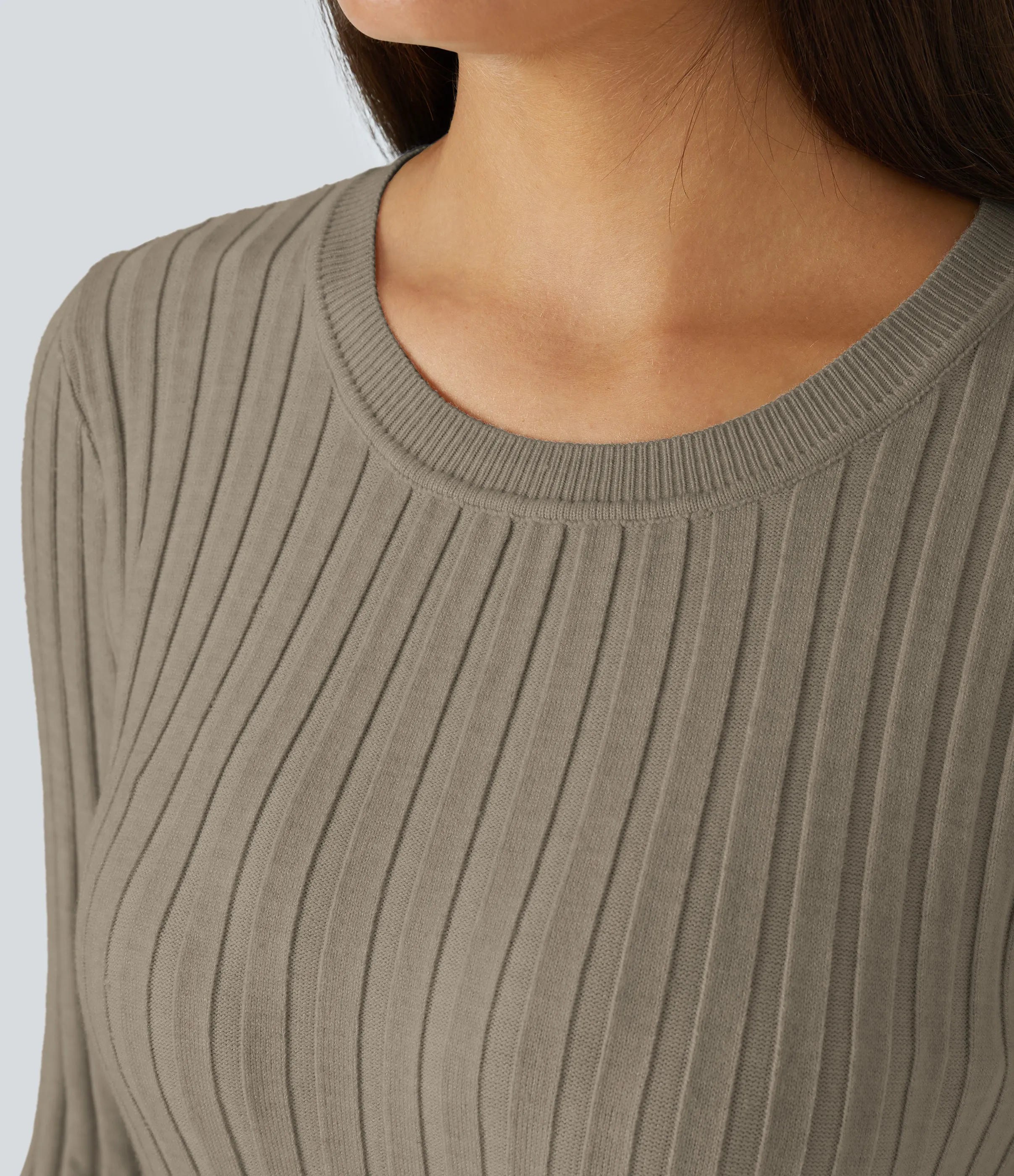 Halara Suéter cuello redondo manga larga volante - Winter Twig - M sold by Halara product image thumbnail 5