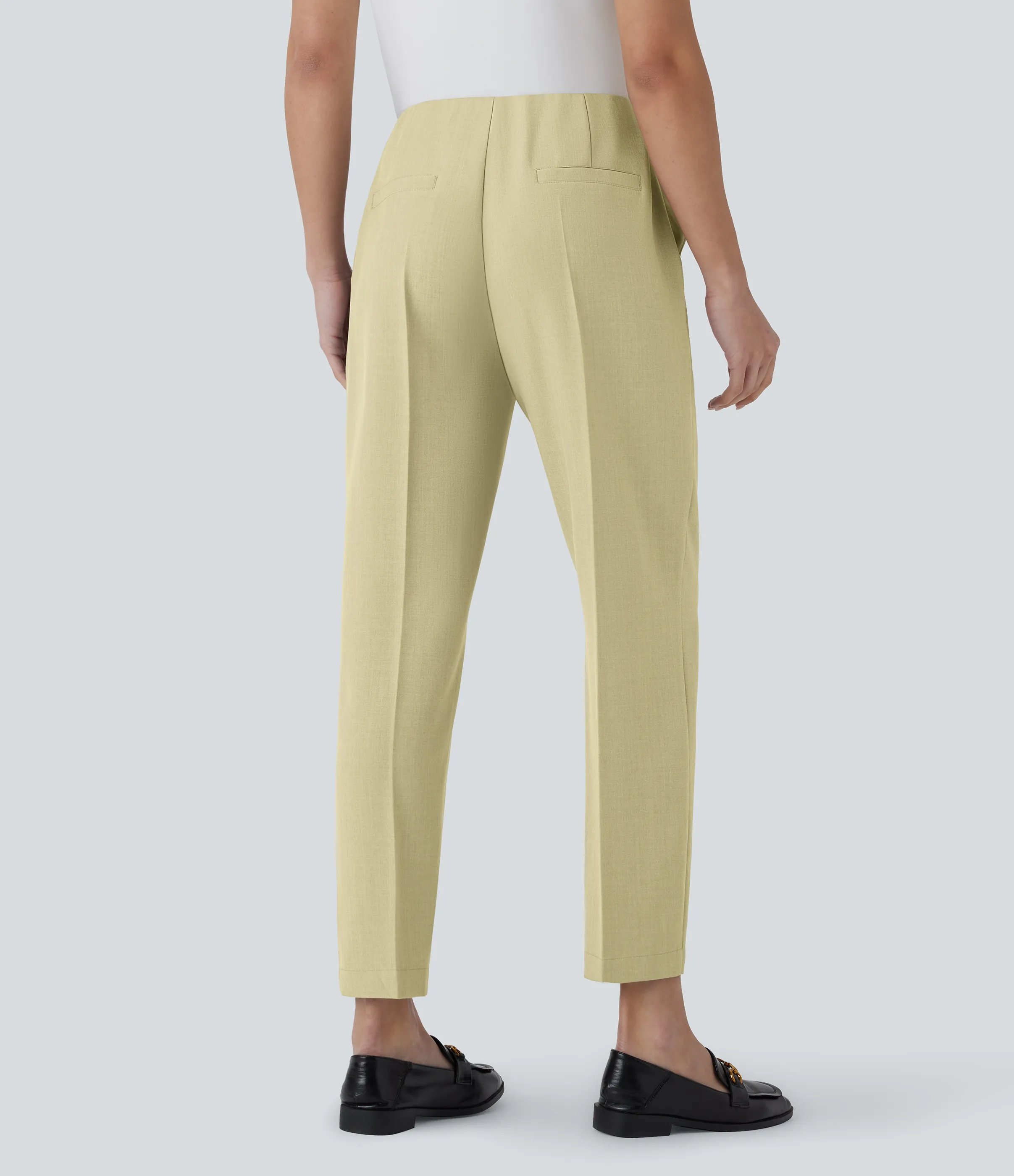 Halara Pantalón cónico tiro medio bolsillo lateral - Hay - L(regular) sold by Halara product image thumbnail 3