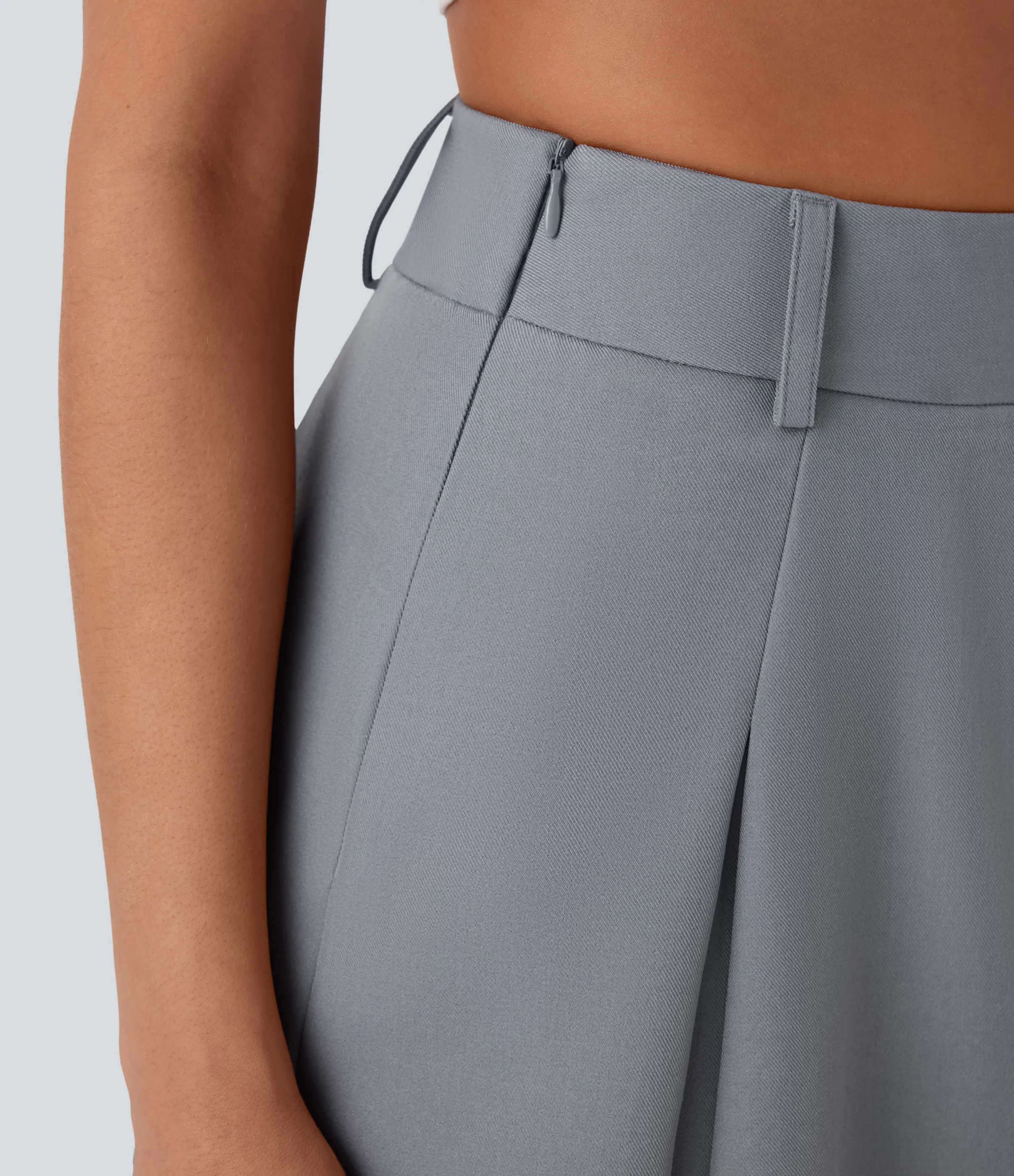 Halara Minifalda casual de tiro medio en corta de A - Sleet - S(regular) sold by Halara product image thumbnail 5