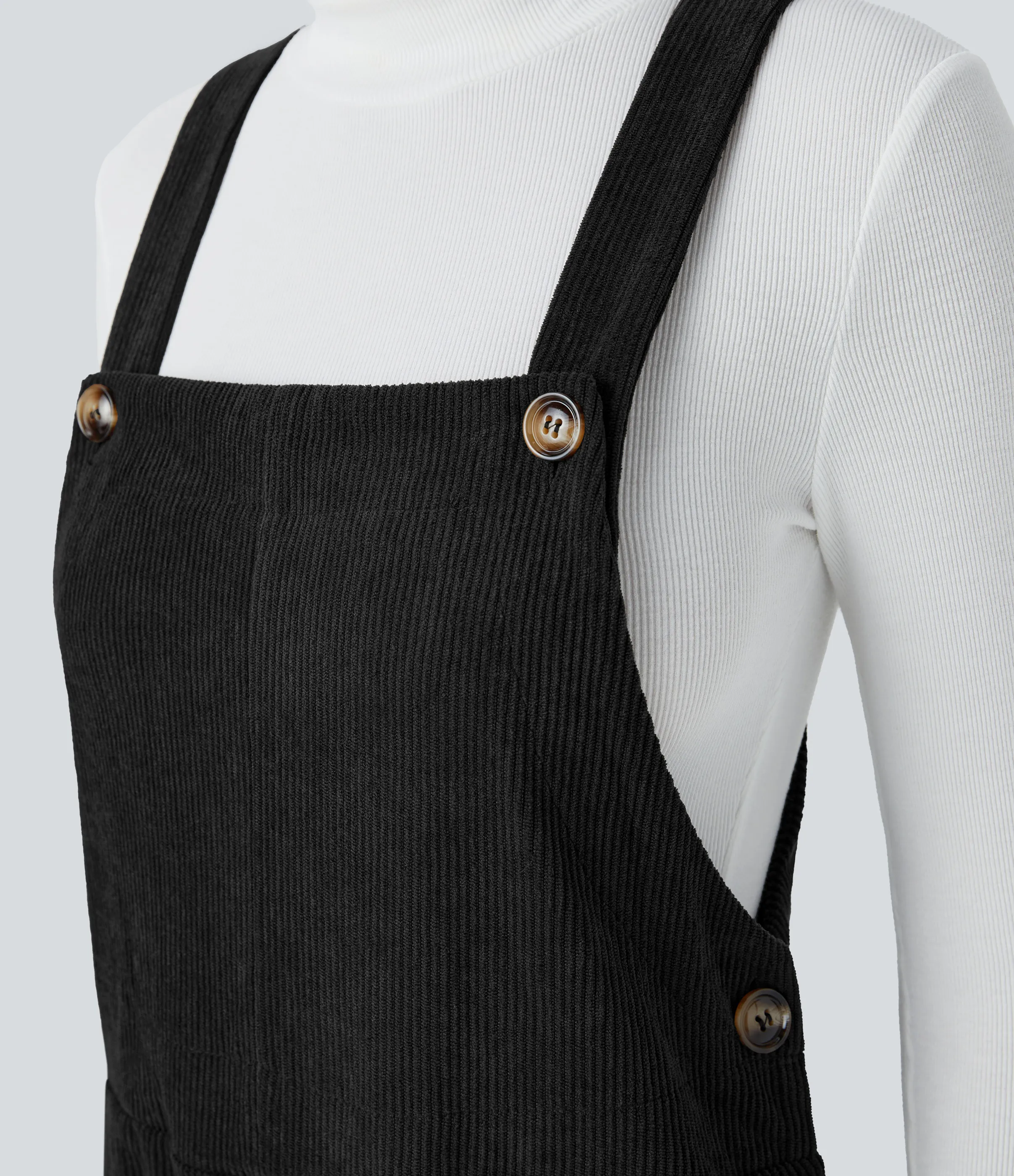 Halara Mono pana pierna recta múltiple bolsillo correa ajustable - Black - L(regular) sold by Halara product image thumbnail 5