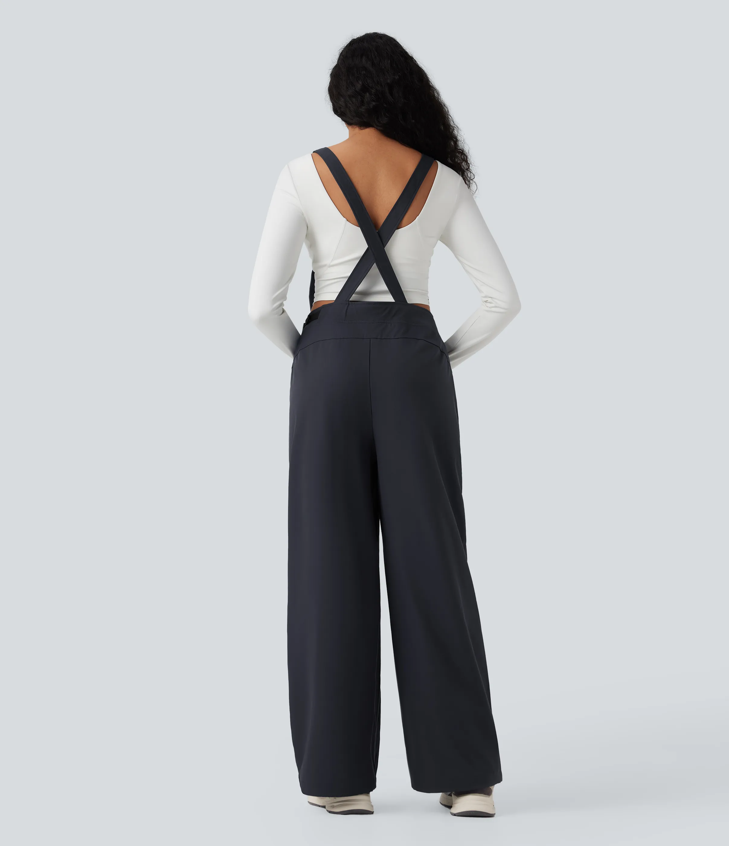 Halara Jumpsuit de senderismo impermeable y resistente al desgaste con bolsillos - Polar Night - XL(regular) sold by Halara product image thumbnail 3