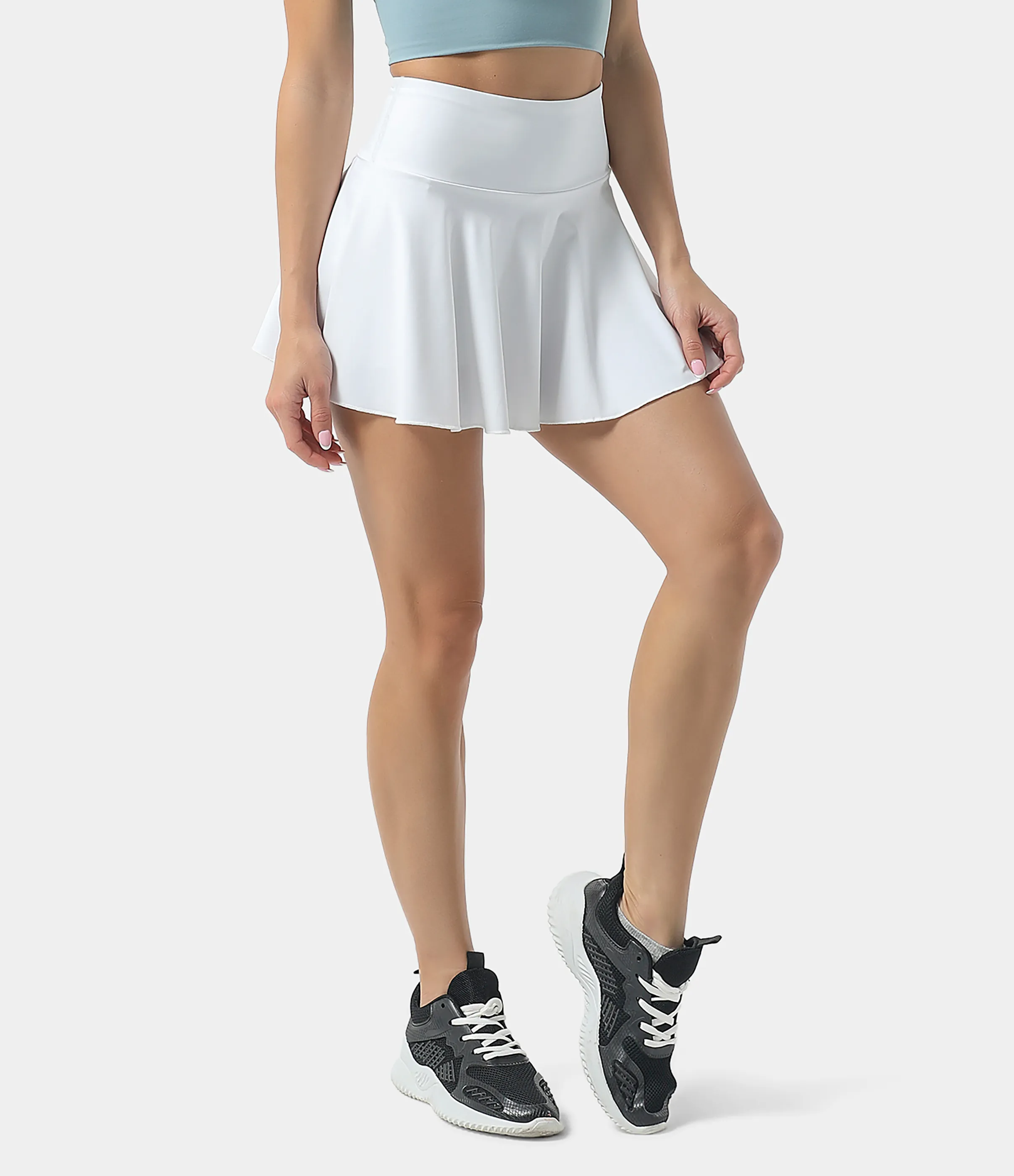 Halara Falda Softlyzero™ Airy tenis 2 en 1 Everyday - White - XL sold by Halara product image thumbnail 3