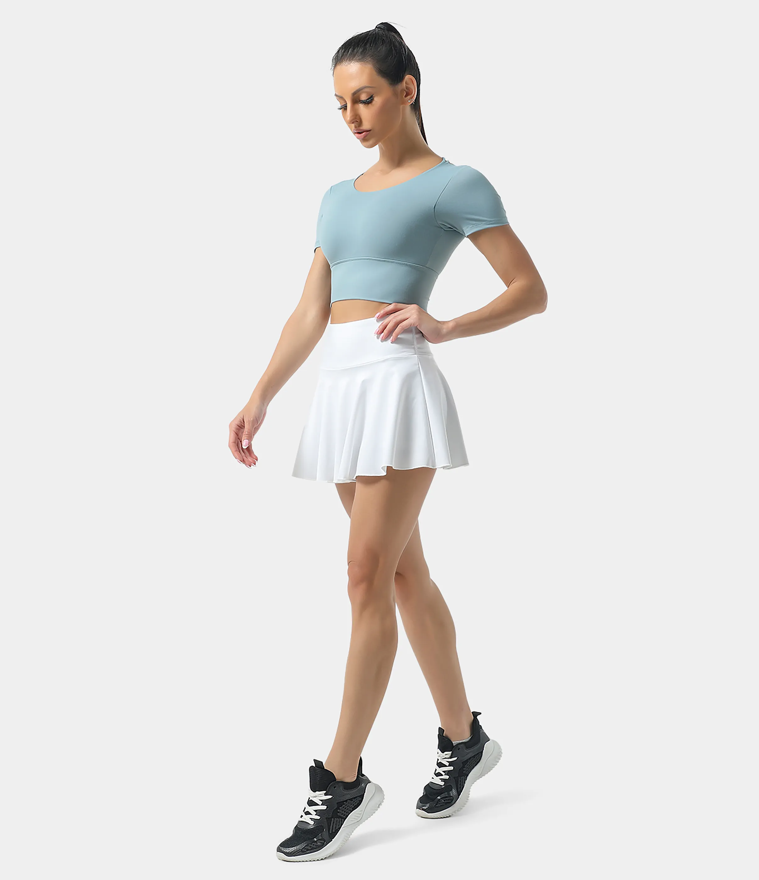 Halara Falda Softlyzero™ Airy tenis 2 en 1 Everyday - White - XL sold by Halara product image thumbnail 5