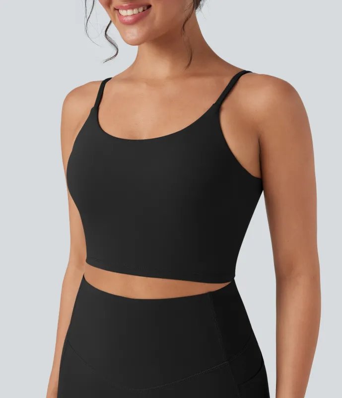 Halara Top de yoga corto Halara UltraSculpt™ - Black - S sold by Halara