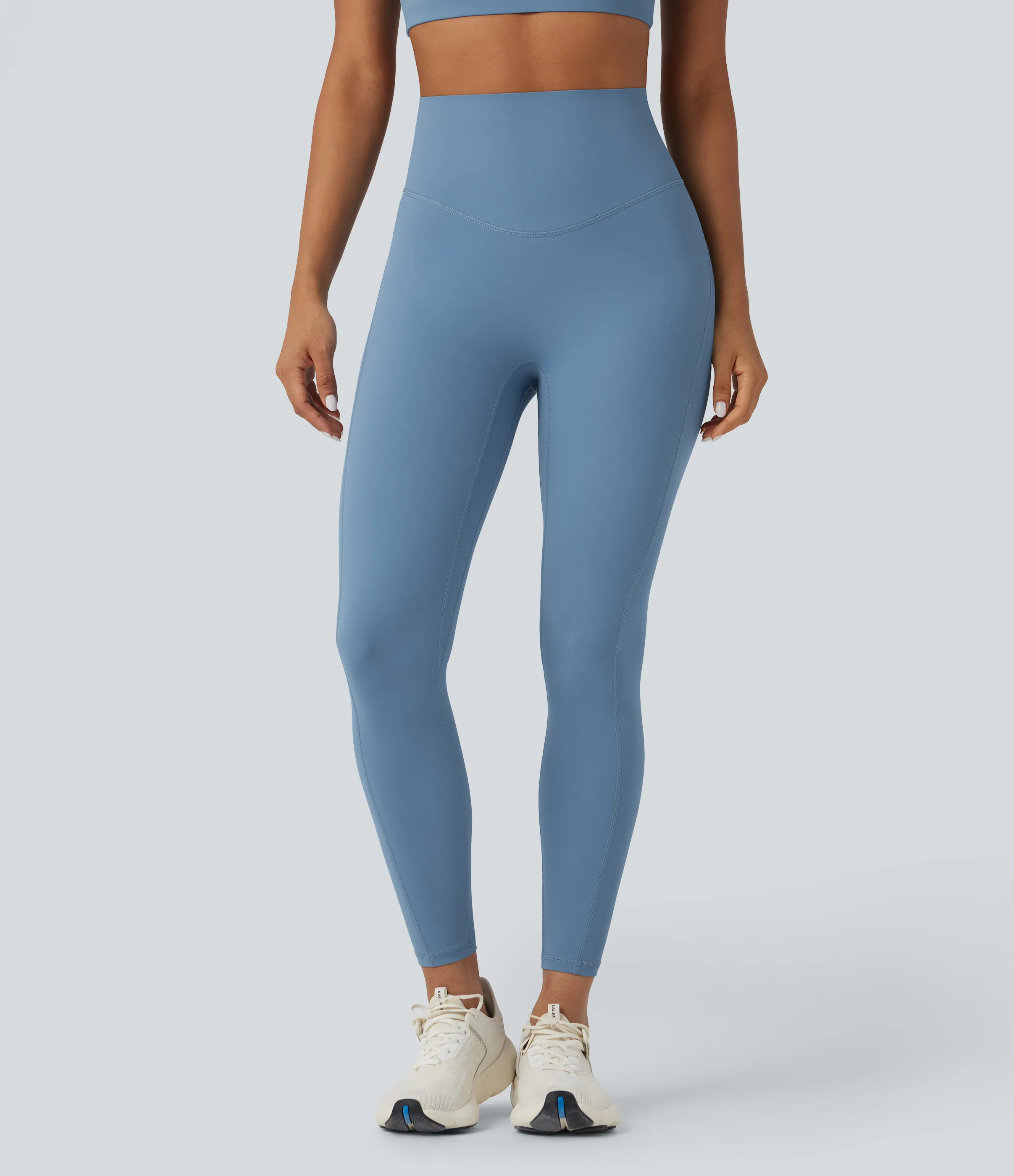 Halara Leggings de entrenamiento Halara UltraSculpt™ moldeadores con control de abdomen y tiro alto con bolsillo - Whale Blue - S(7/8) sold by Halara product image thumbnail 4