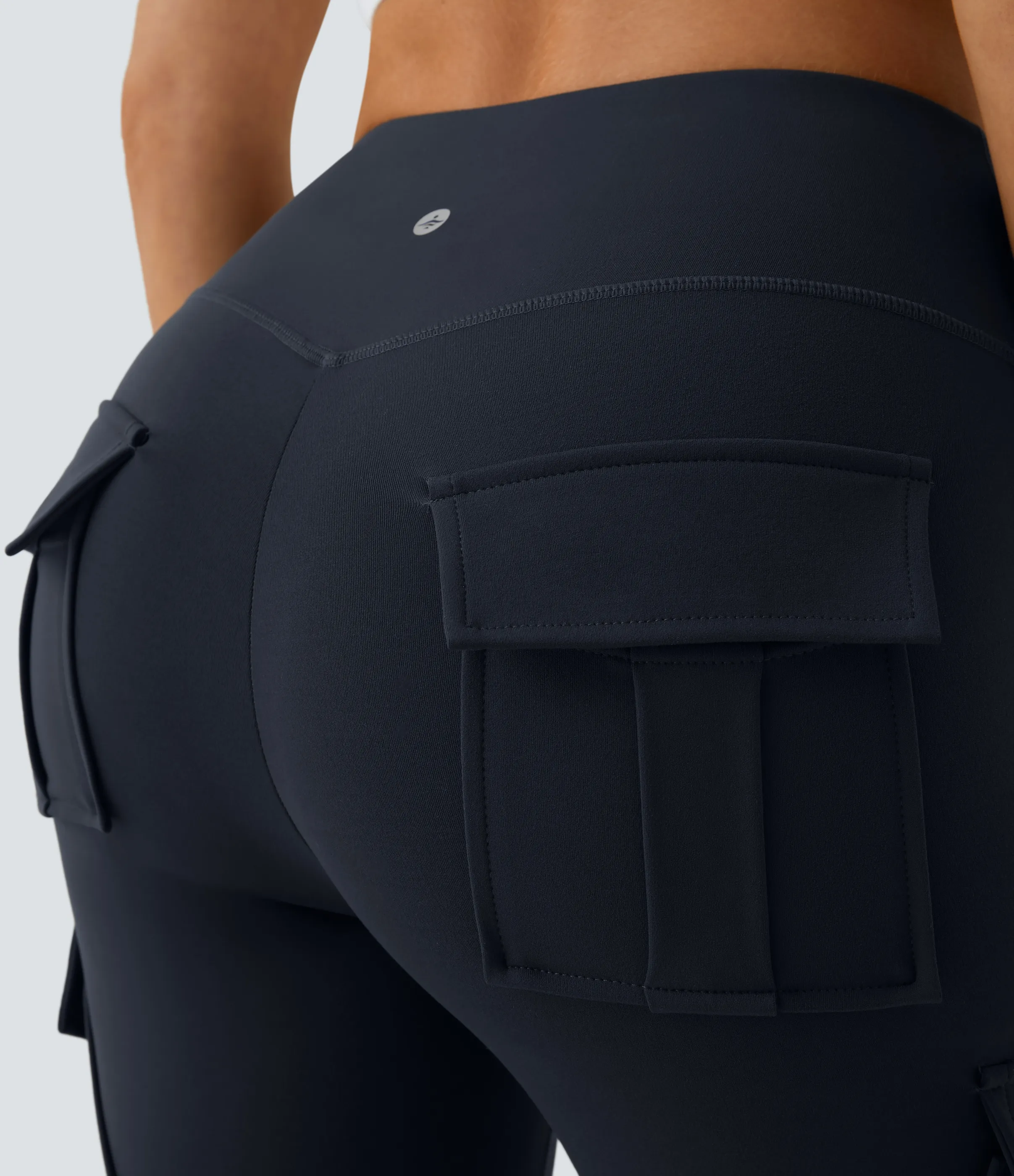 Halara Leggings yoga ajustado bolsillo cargo tiro alto - Midnight Blue - S(full_length) sold by Halara product image thumbnail 5