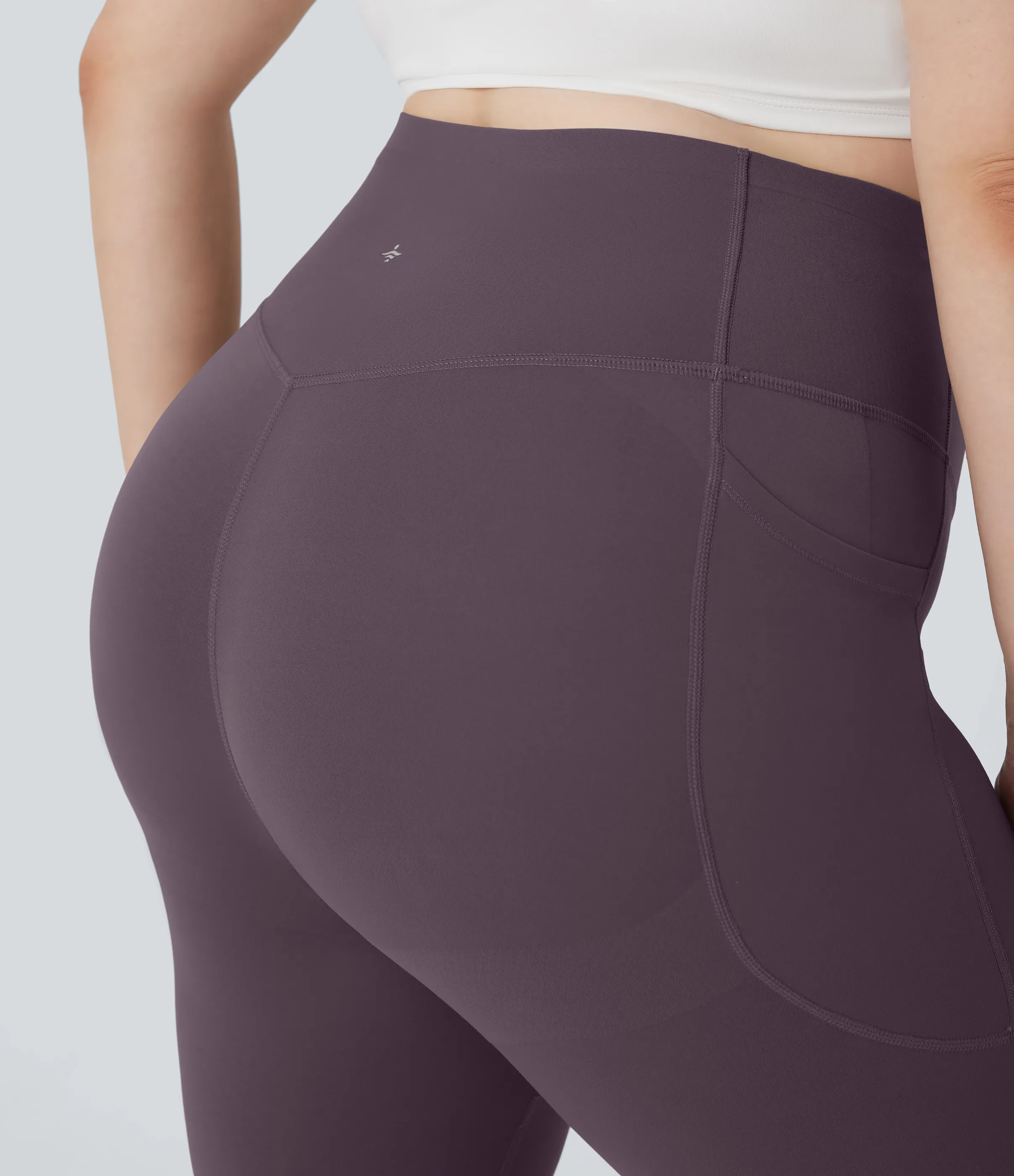 Halara Leggings Halara UltraSculpt™ SoCinched moldeador tiro alto realce glúteo control abdomen talla grande bolsillo lateral - Night's Purple - 3X(7/8) sold by Halara product image thumbnail 5