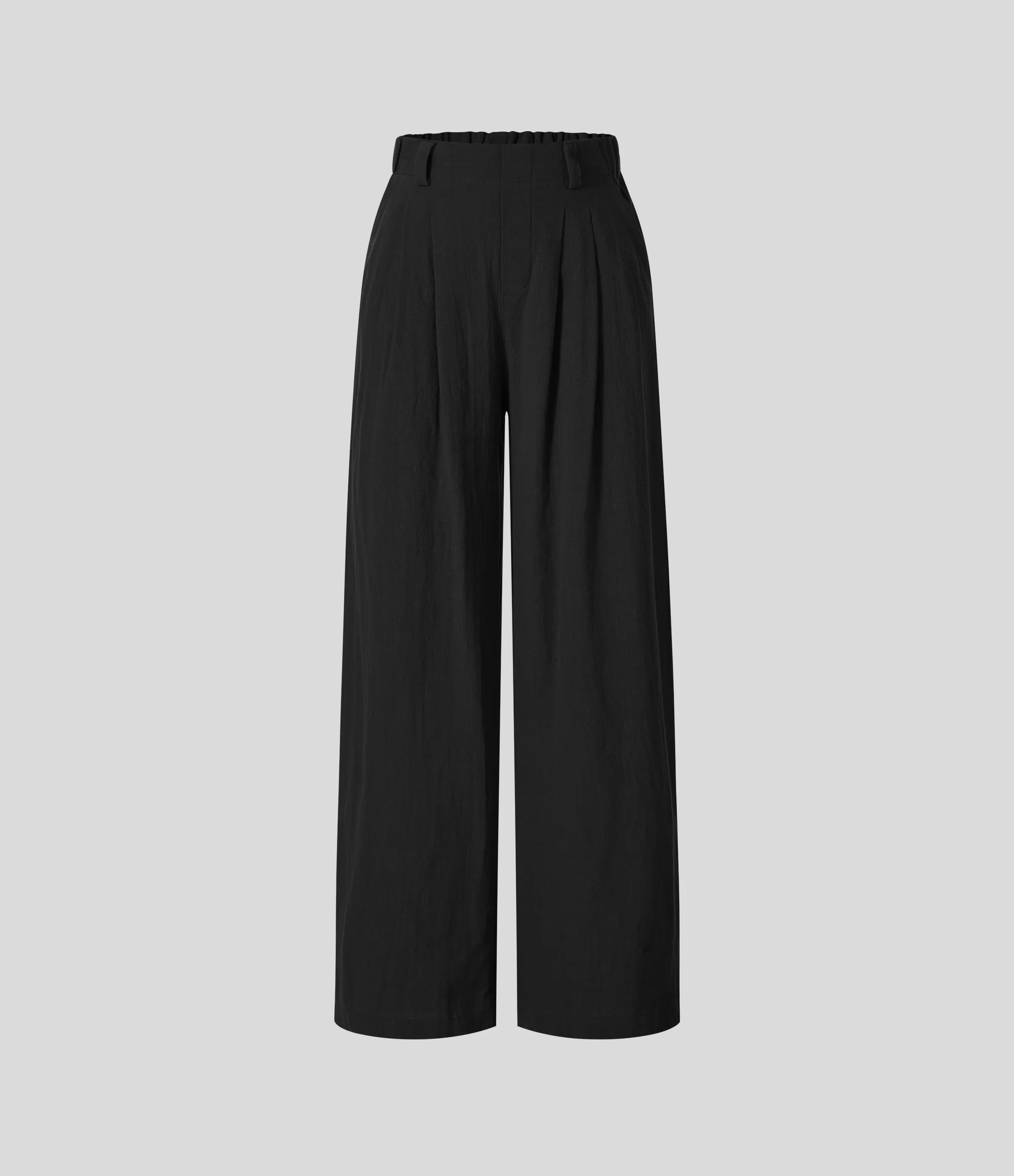 Halara Pantalón tiro alto bolsillo lateral plisado pierna ancha - Black - M(tall) sold by Halara product image thumbnail 5