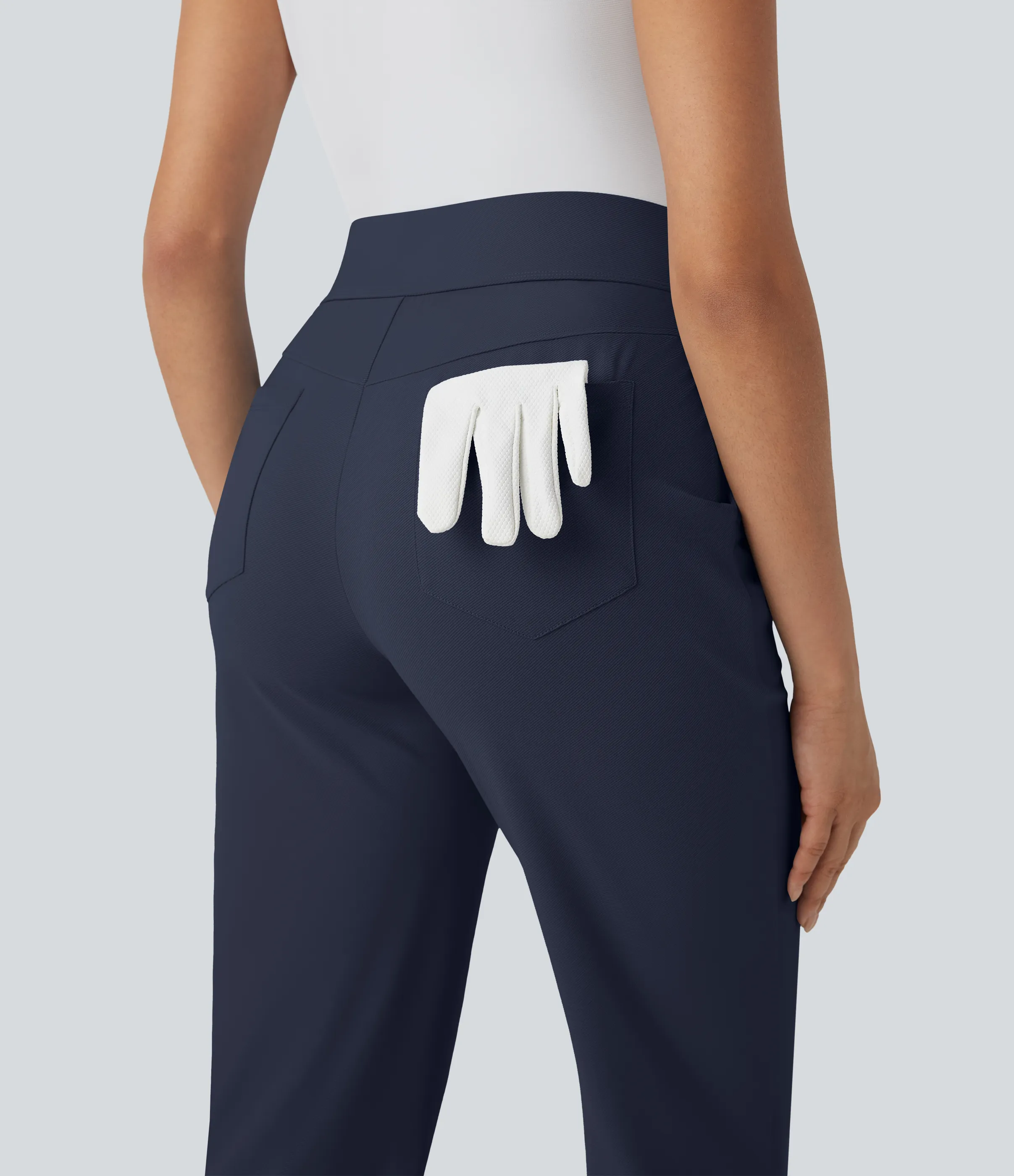 Halara Pantalón golf tiro medio alto múltiple bolsillo secado rápido - Camiseta golf - UPF 40+ - Parisian Night - S(regular) sold by Halara product image thumbnail 5