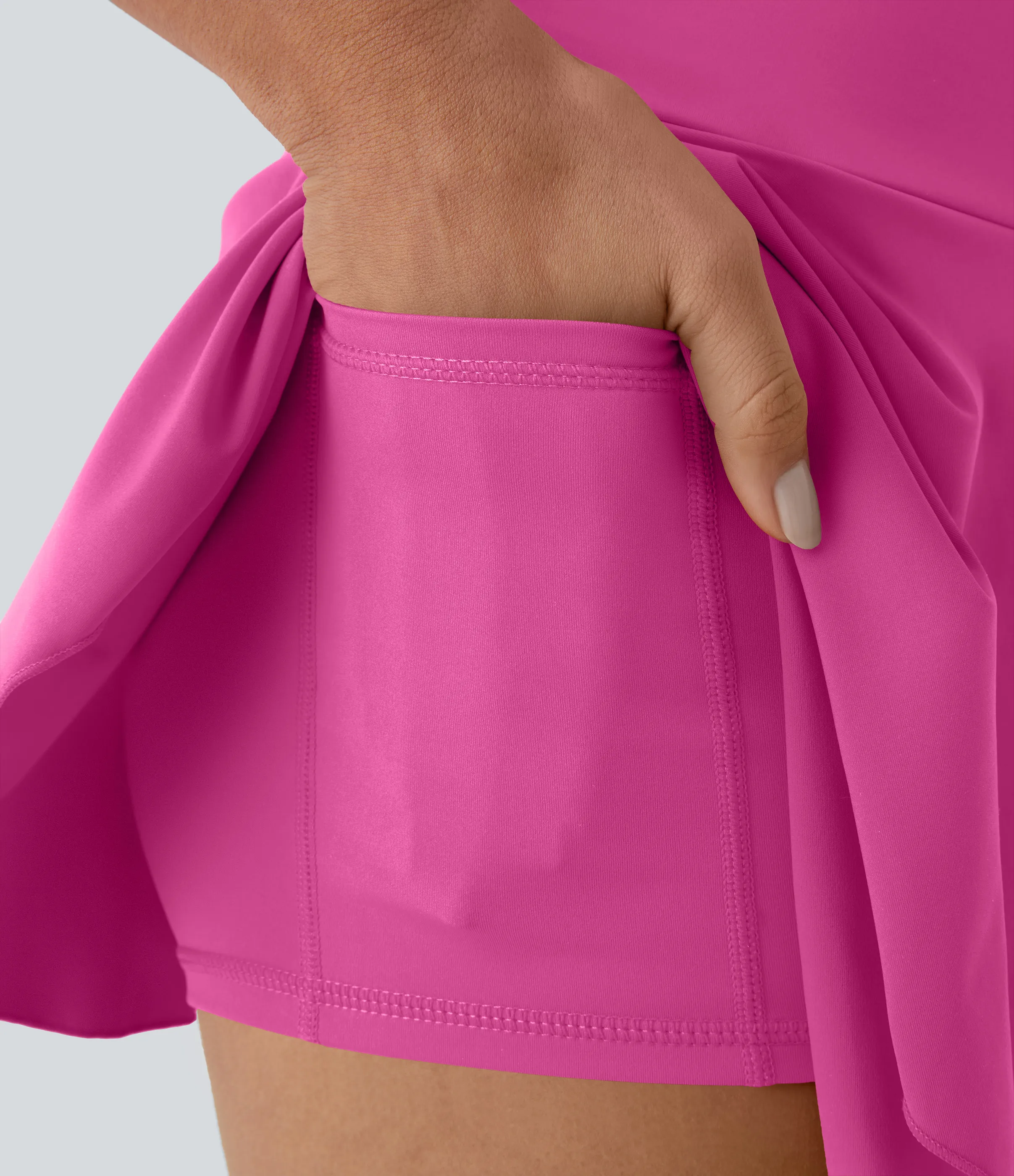 Halara Falda Softlyzero™ Airy tenis 2 en 1 Everyday - Fuchsia Fedora - XXS sold by Halara product image thumbnail 5