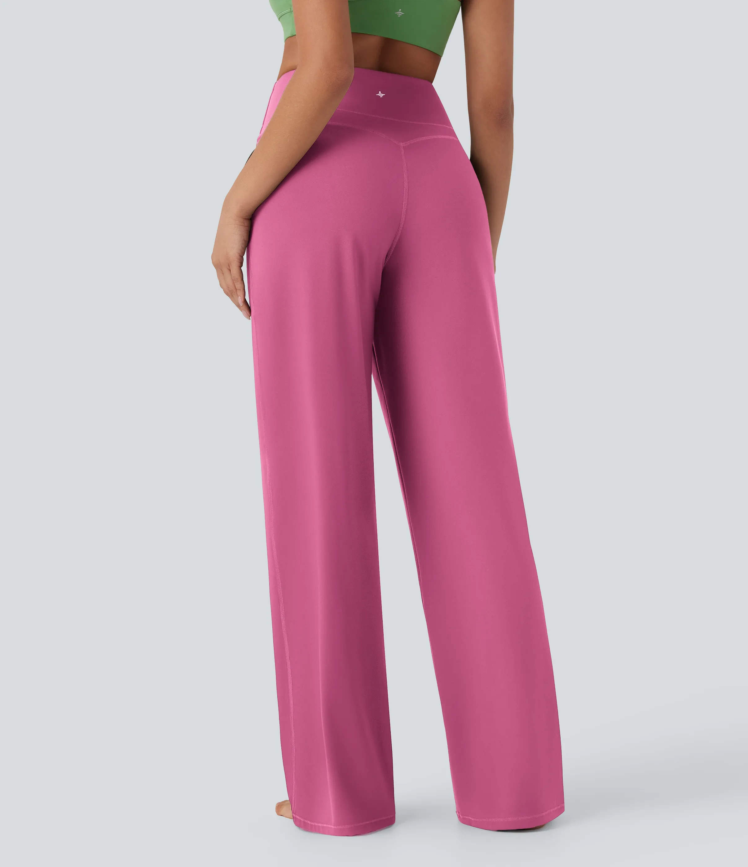 Halara Pantalones de yoga Halara UltraSculpt™ moldeadores de tiro alto con control de abdomen y pierna recta con bolsillos - Pink Power - XL(regular) sold by Halara product image thumbnail 3