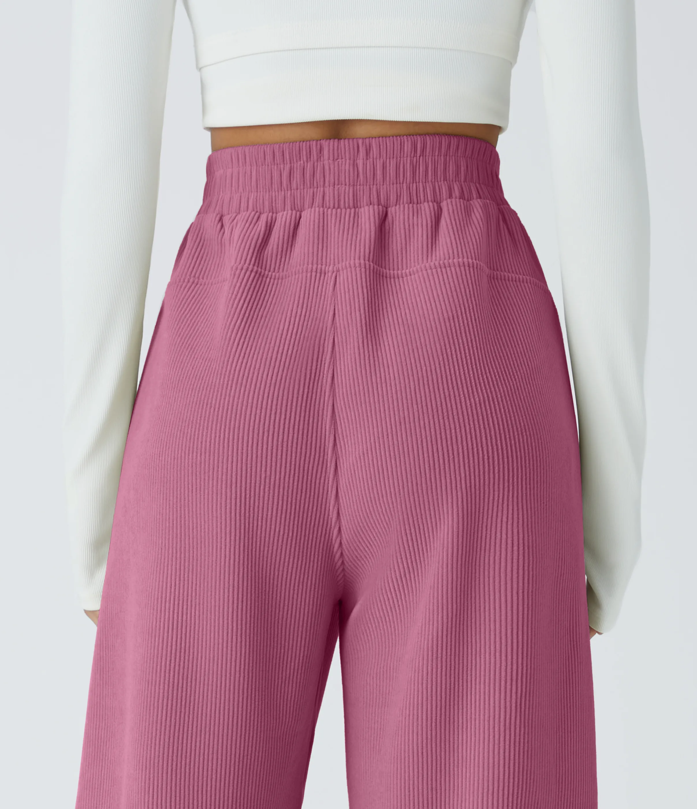 Halara Pantalón pana tiro alto bolsillo lateral pierna recta - Port Royale - M(tall) sold by Halara product image thumbnail 5