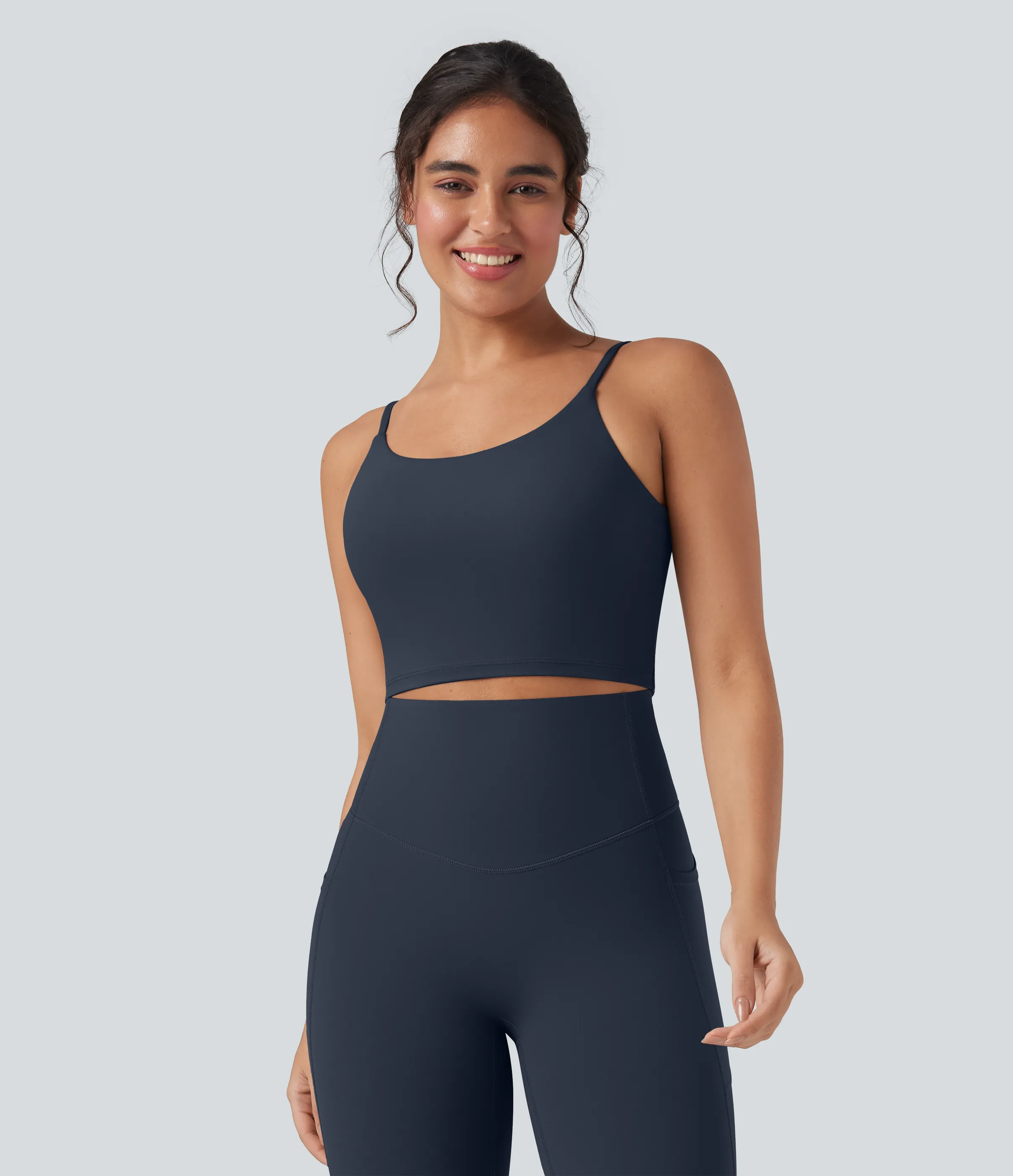 Halara Top de yoga corto Halara UltraSculpt™ - Carbon - L sold by Halara product image thumbnail 5