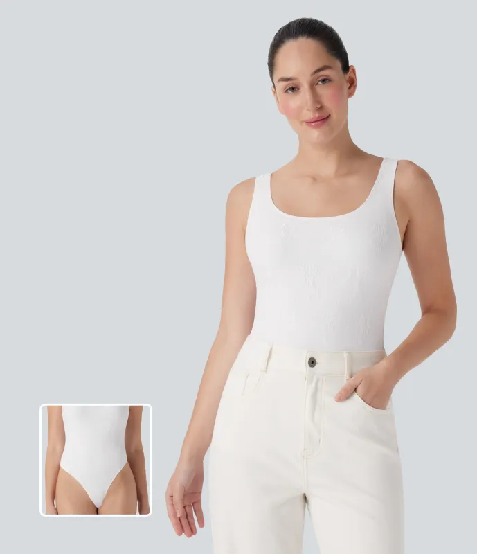 Halara Body encaje sin espalda - White - M sold by Halara