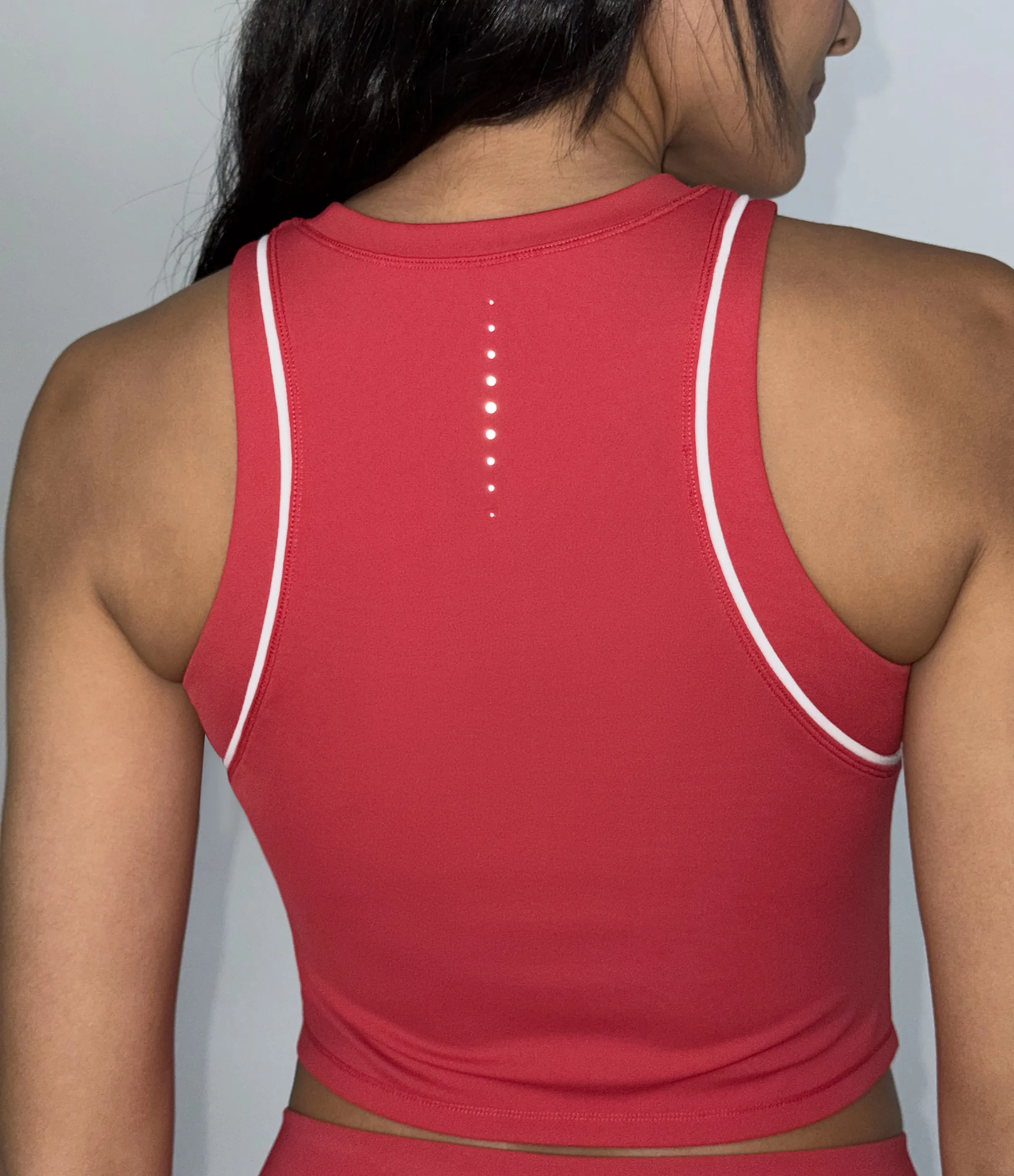 Halara Camiseta corta sin mangas SpeedWave™ reflectante de secado rápido para running - Poinsettia - L sold by Halara product image thumbnail 5