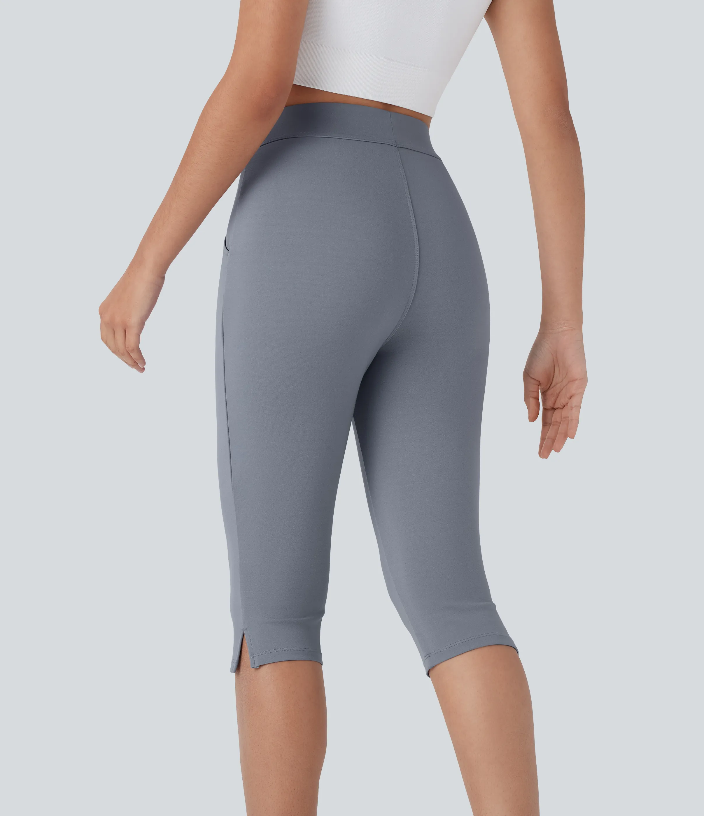 Halara Pantalón ajustado bolsillo lateral tiro alto - Tradewinds - M(regular) sold by Halara product image thumbnail 3