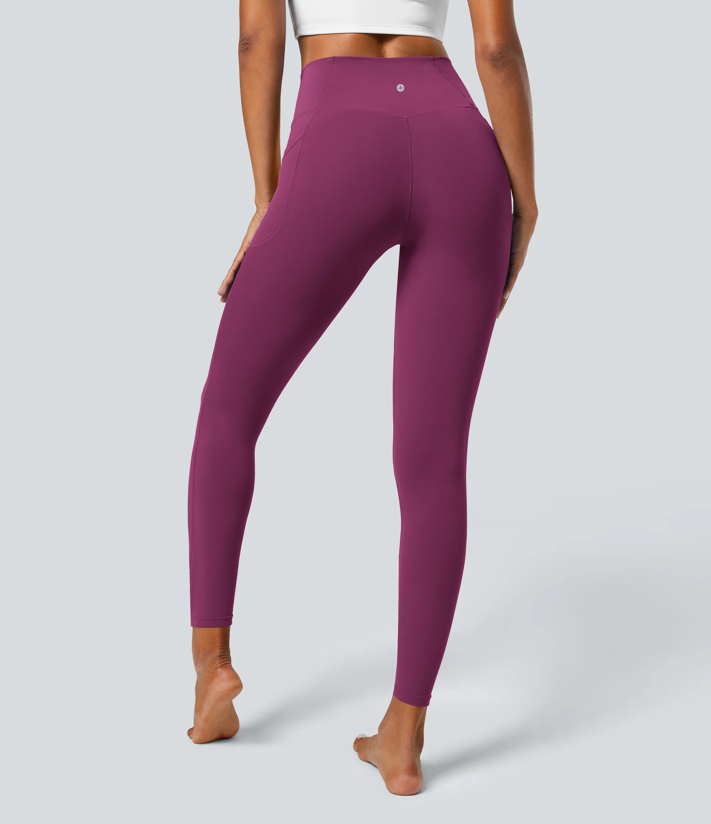 Halara Leggings Softlyzero™ liso bolsillo cruzado - Ume Purple - XL(7/8) sold by Halara product image thumbnail 3