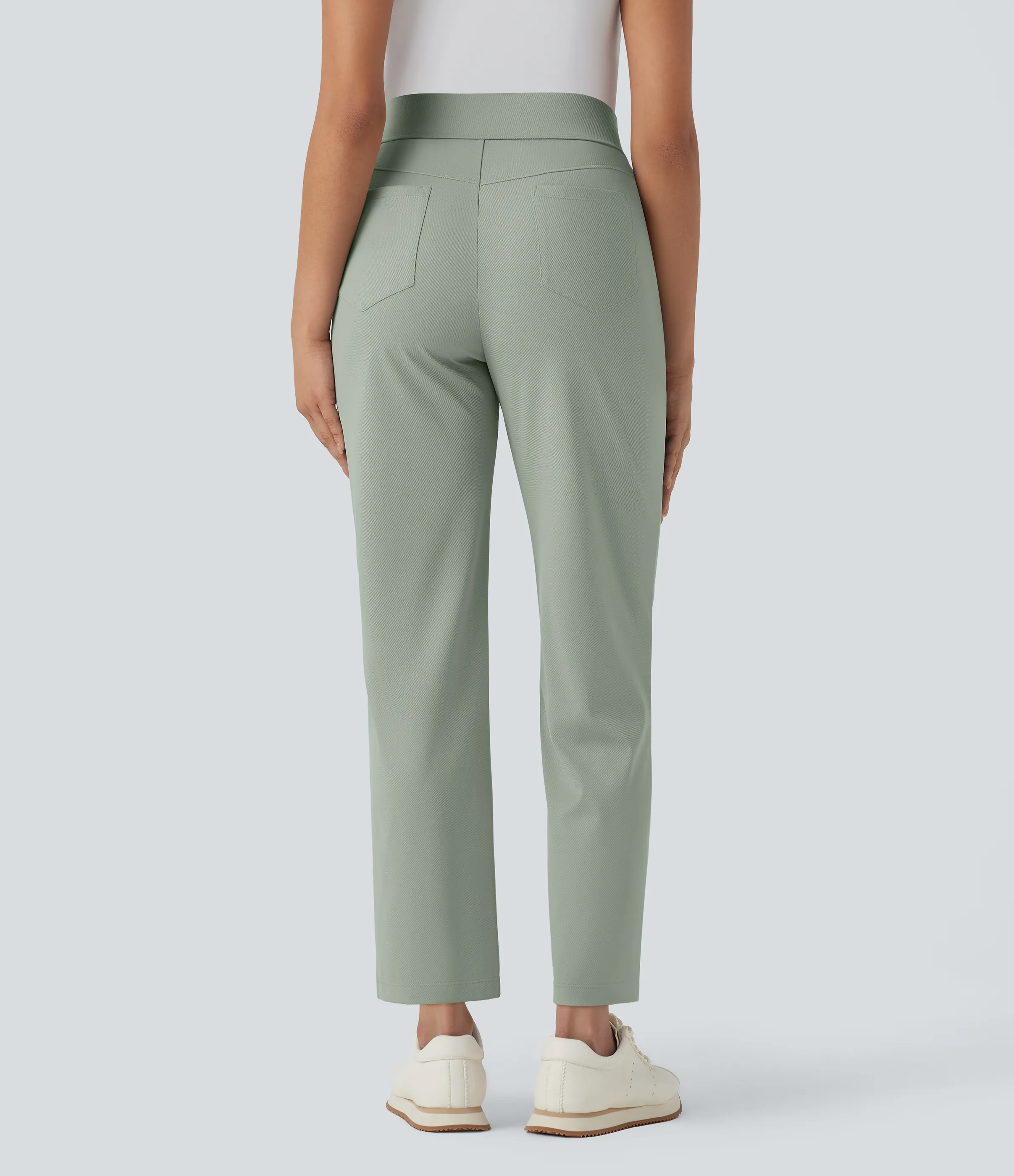 Halara Pantalón golf tiro medio alto múltiple bolsillo secado rápido - Camiseta golf - UPF 40+ - Desert Sage - L(regular) sold by Halara product image thumbnail 3