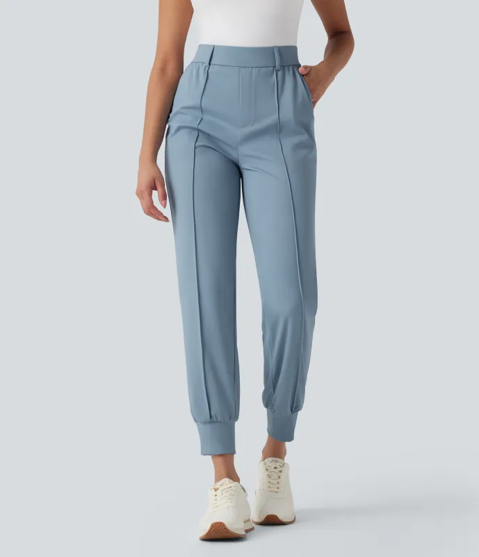 Halara Pantalones deportivos de golf de secado rápido y tiro alto con bolsillos para tee de golf - UPF 40+ - Mountain Spring - XL(regular) sold by Halara