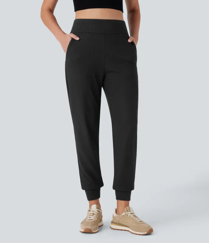 Halara Pantalón deportivo ajustado bolsillo lateral tiro alto - Black - XS(regular) made by Halara