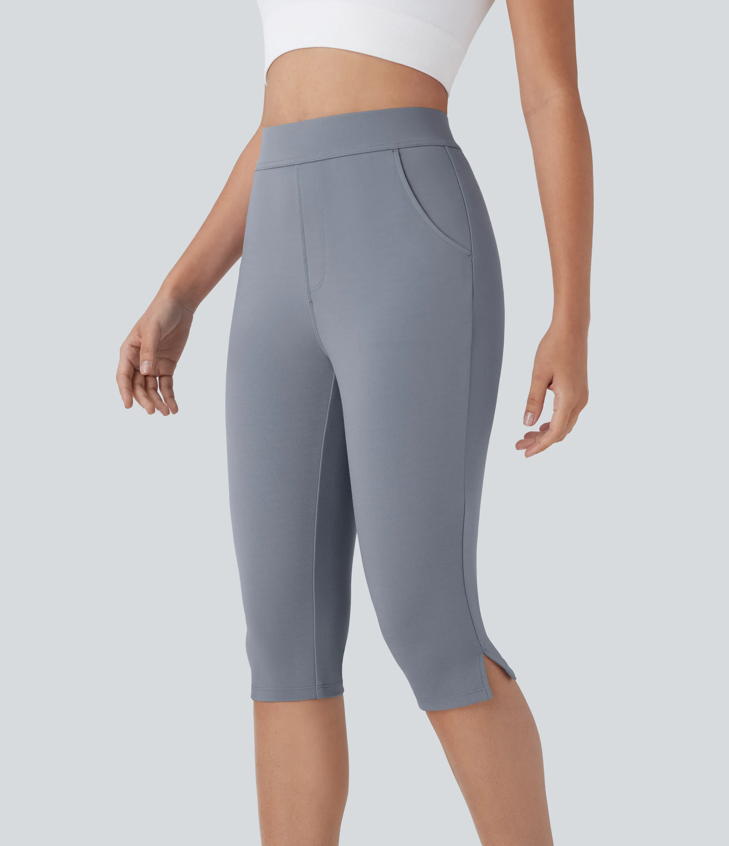 Halara Pantalón ajustado bolsillo lateral tiro alto - Tradewinds - S(regular) sold by Halara product image thumbnail 4