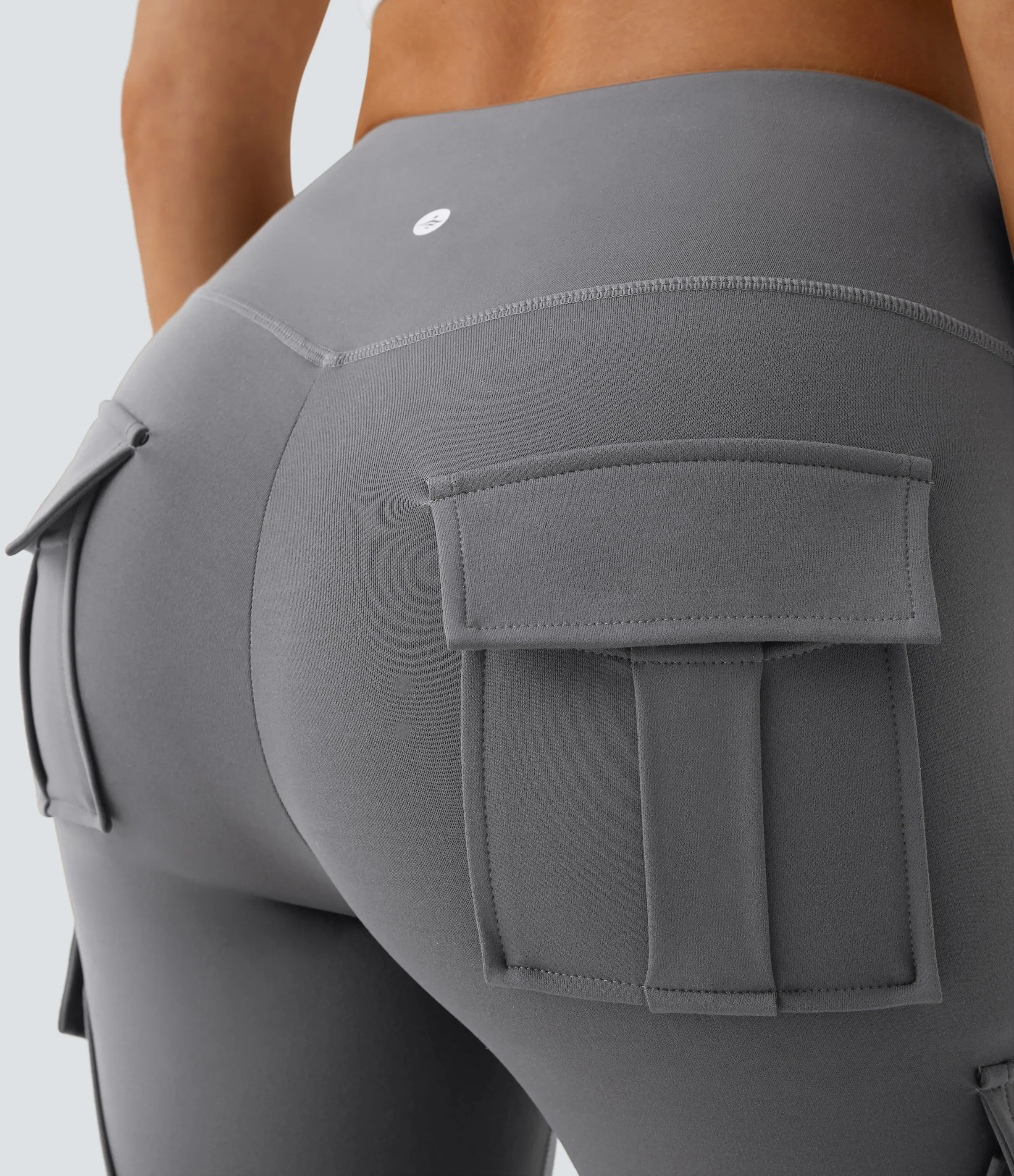 Halara Leggings yoga ajustado bolsillo cargo tiro alto - Silent Storm - L(7/8) sold by Halara product image thumbnail 5