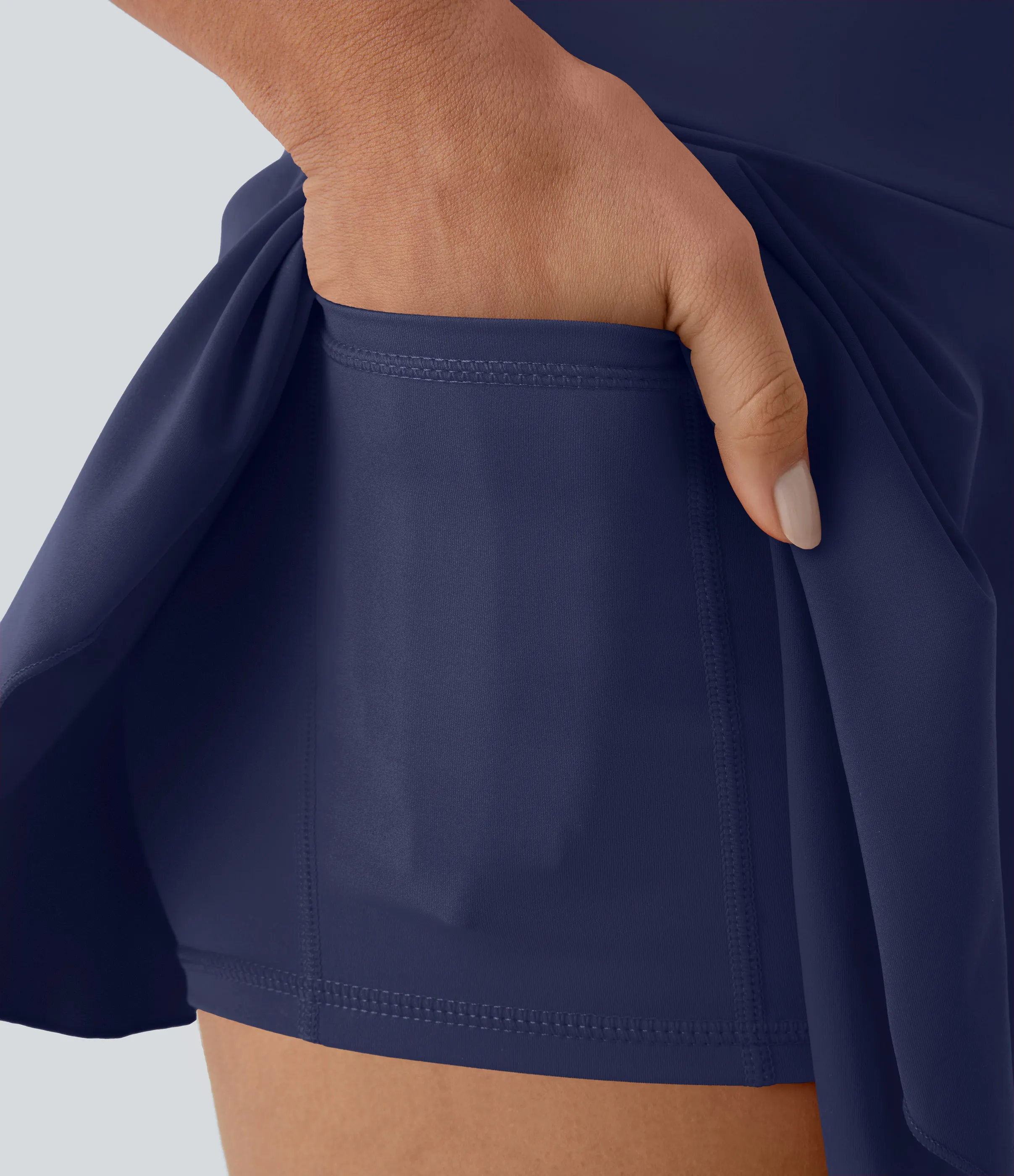 Halara Falda Softlyzero™ Airy tenis 2 en 1 Everyday - Peacoat - S sold by Halara product image thumbnail 5