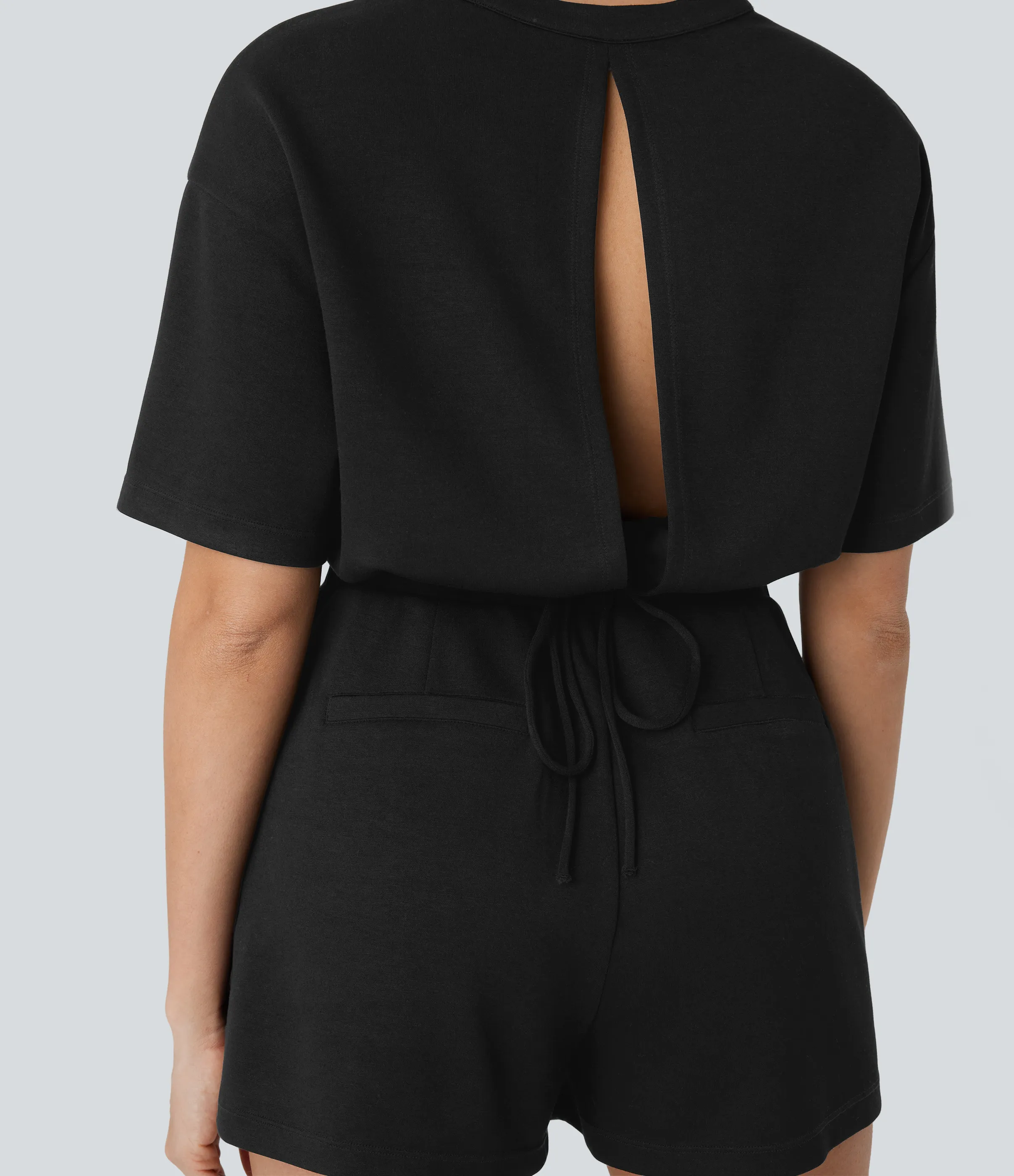 Halara Mono yoga bolsillo lateral cordón abertura cremallera - Black - XS sold by Halara product image thumbnail 5