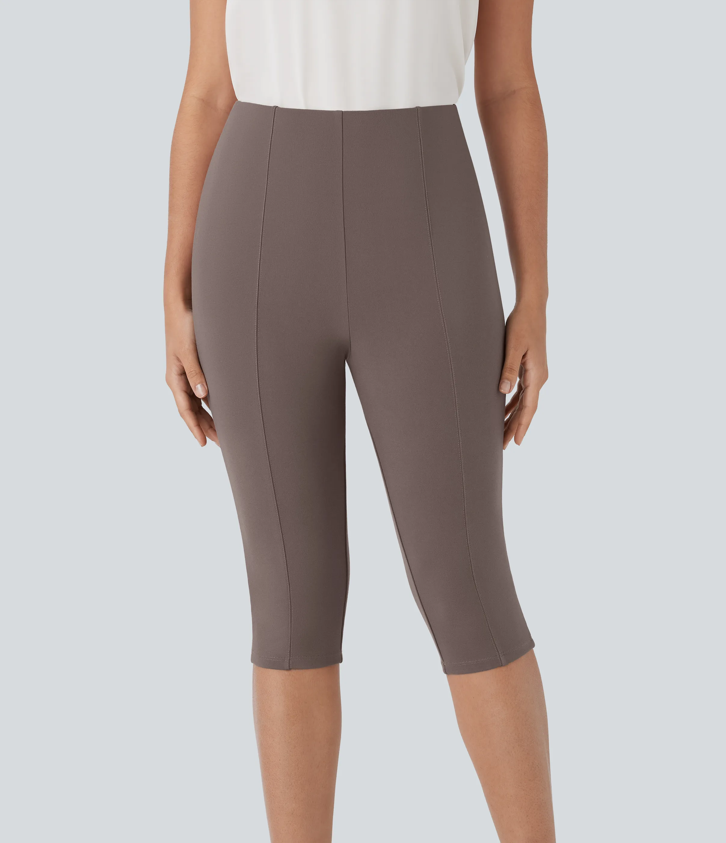 Halara Pantalón ajustado tiro alto bolsillo lateral trasera - Iron - XL(regular) sold by Halara product image thumbnail 3