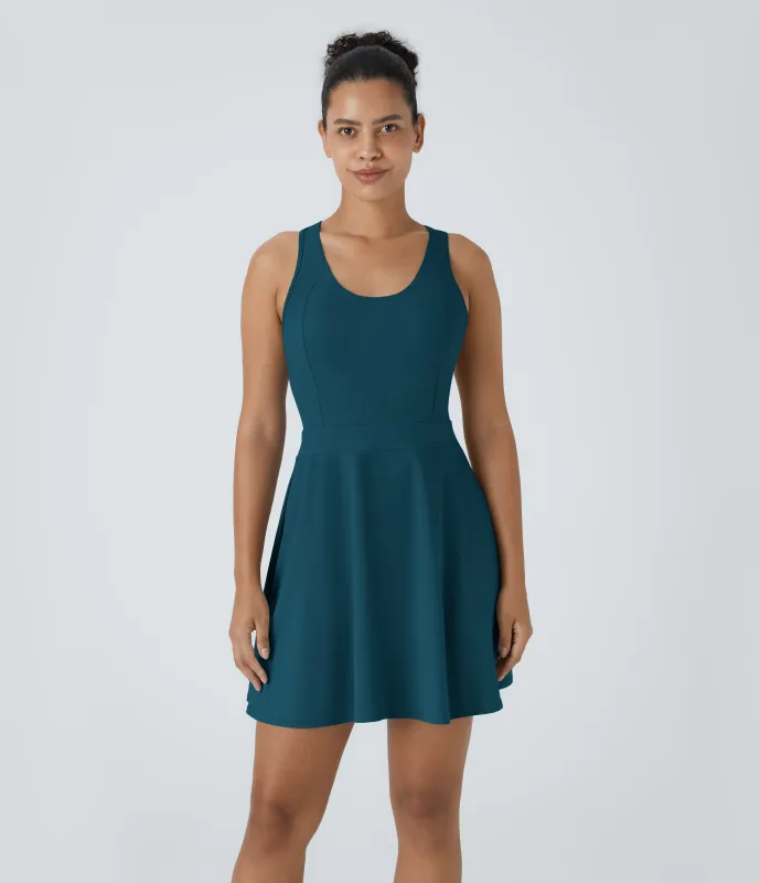 Halara Everyday Vestido sin espalda nuevo clásico sin forro - Majolica Blue - S sold by Halara