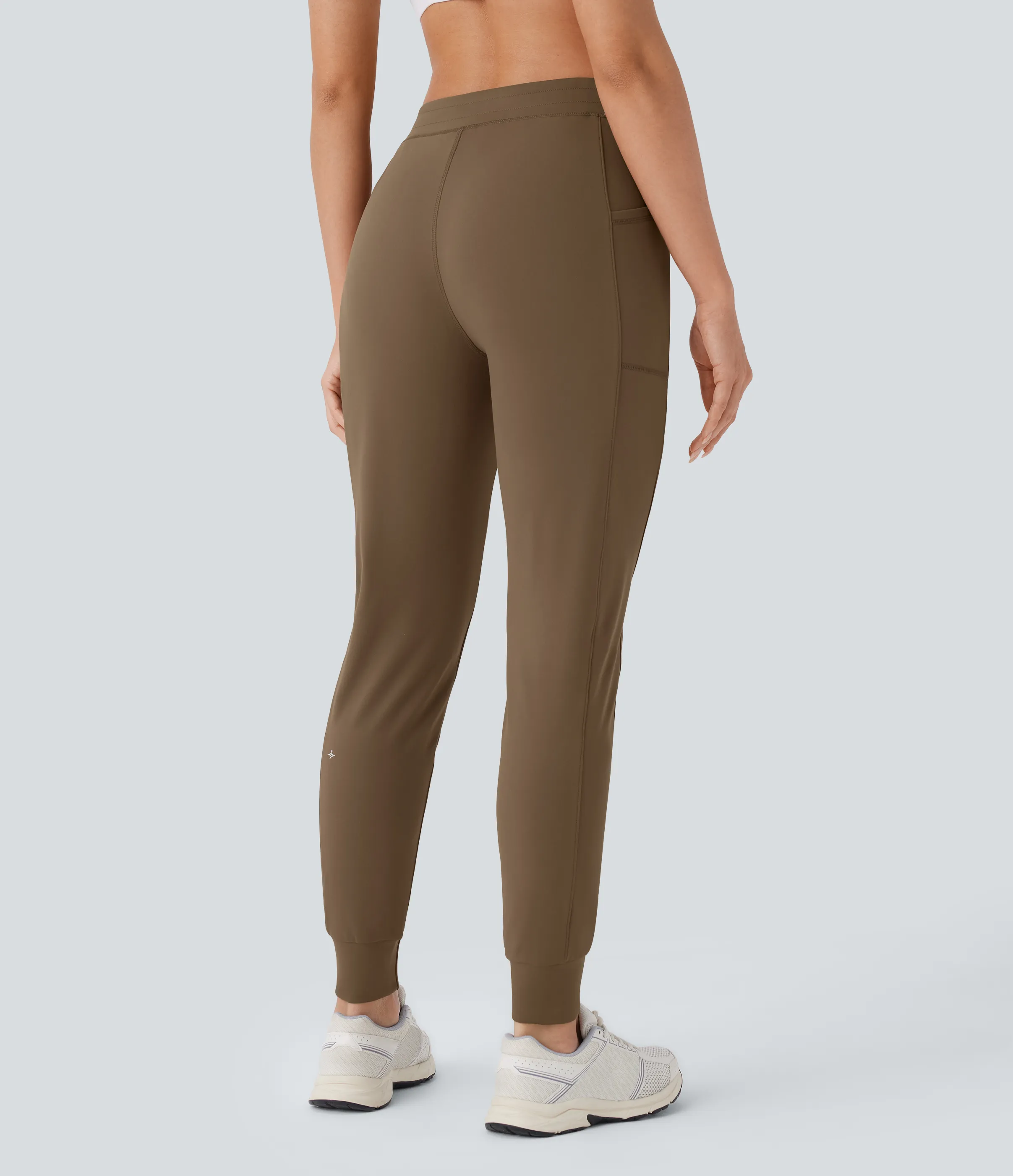 Halara Pantalón yoga ajustado bolsillo lateral tiro medio - Sepia - S(regular) sold by Halara product image thumbnail 3