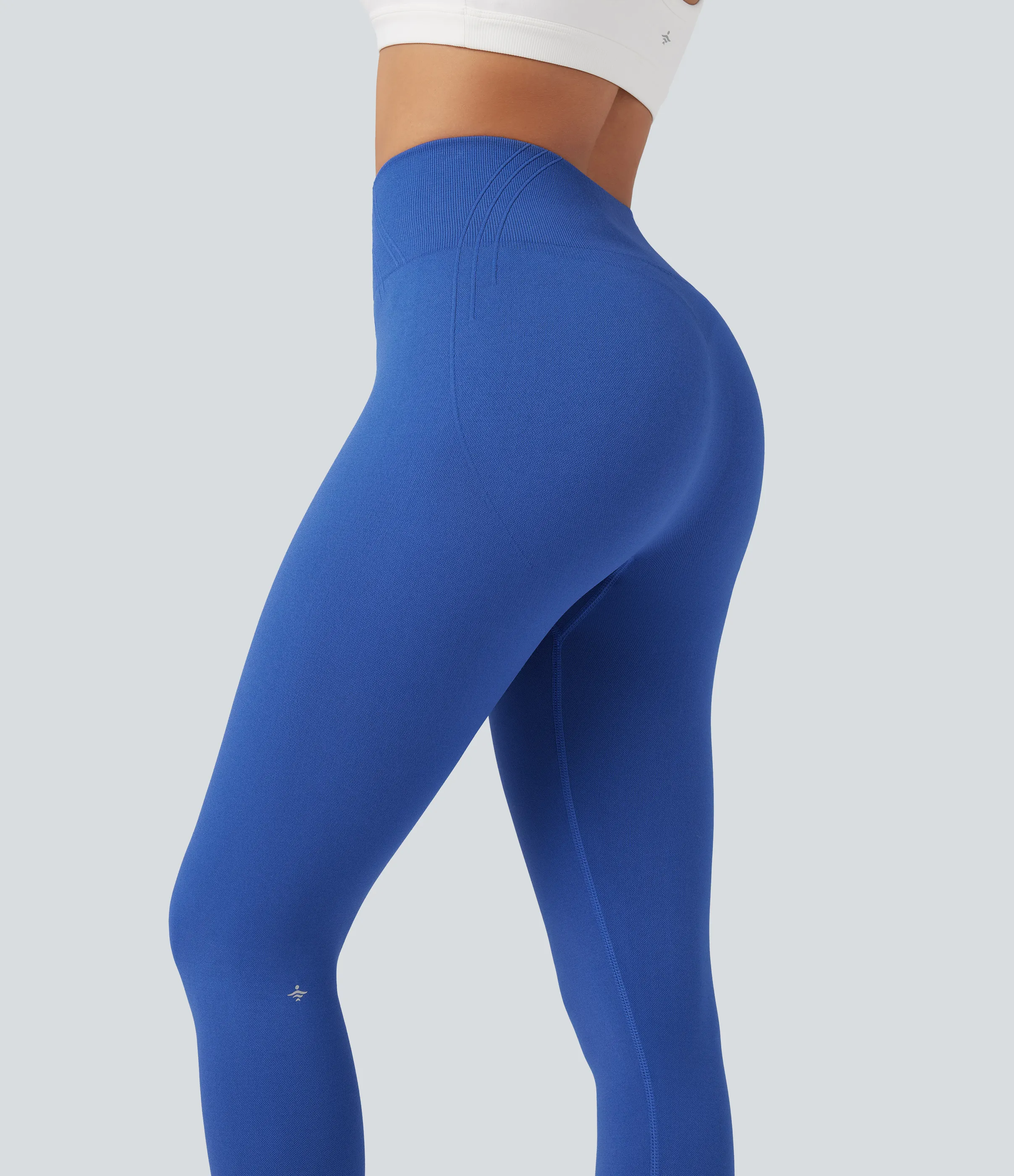 Halara Leggings de yoga de tiro alto en 7/8 sin costuras - Illusionary Midnight Blue - L(7/8) sold by Halara product image thumbnail 5
