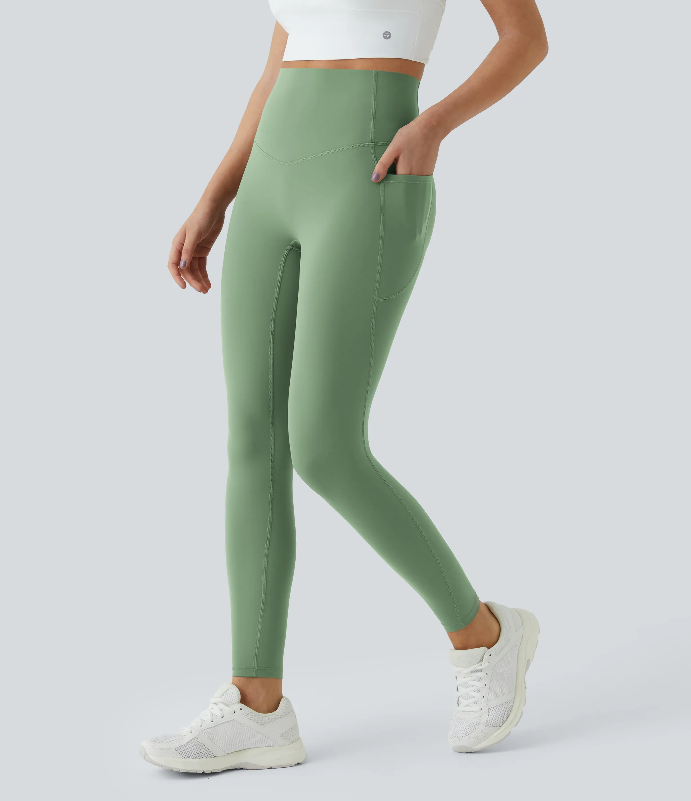 Halara Leggings SoCinched UltraSculpt entrenamiento control abdomen bolsillo lateral tiro alto - Kashmir - XS(full_length) sold by Halara product image thumbnail 5
