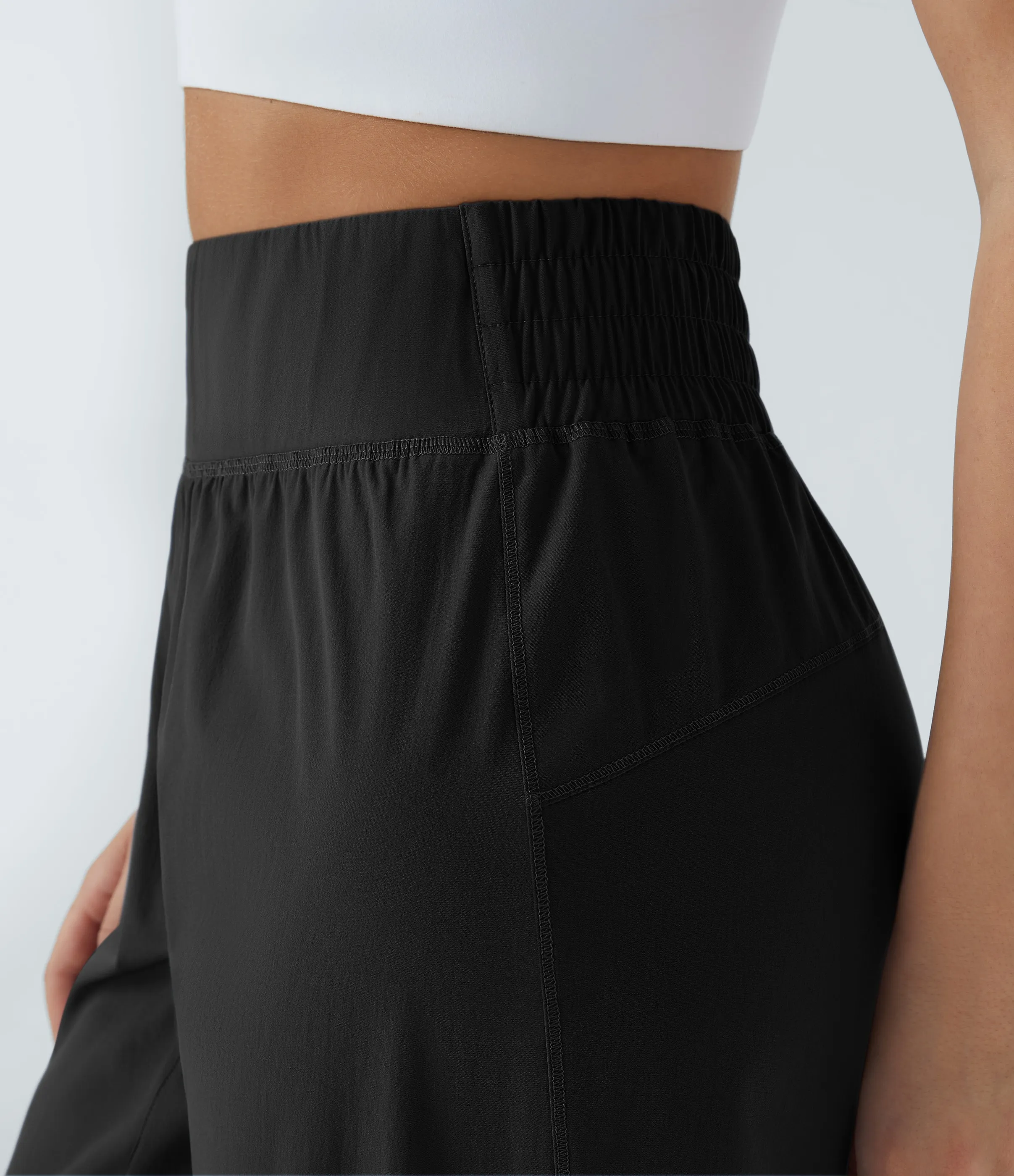 Halara Joggers senderismo cintura elástica tiro alto - Black - L(regular) sold by Halara product image thumbnail 5